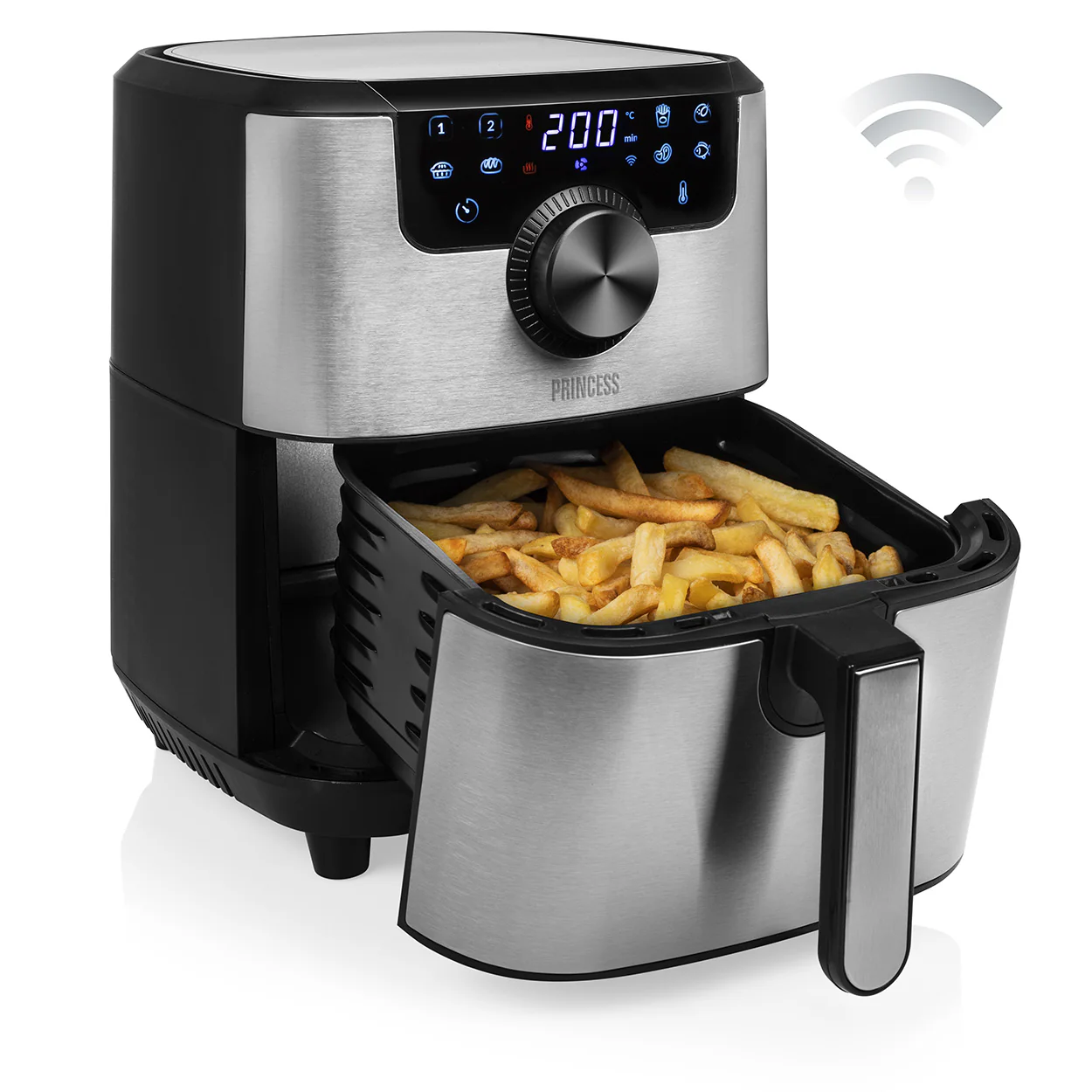 Princess Smart Heißluftfritteuse mit 4,5L 182037, 8 Programme, App-Steuerung - Image 4
