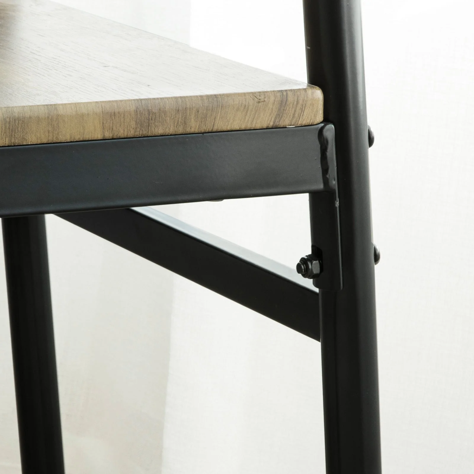 SoBuy 4er Set Hocker für Esszimmer, Wohnzimmer und Küche in Grau - Image 7