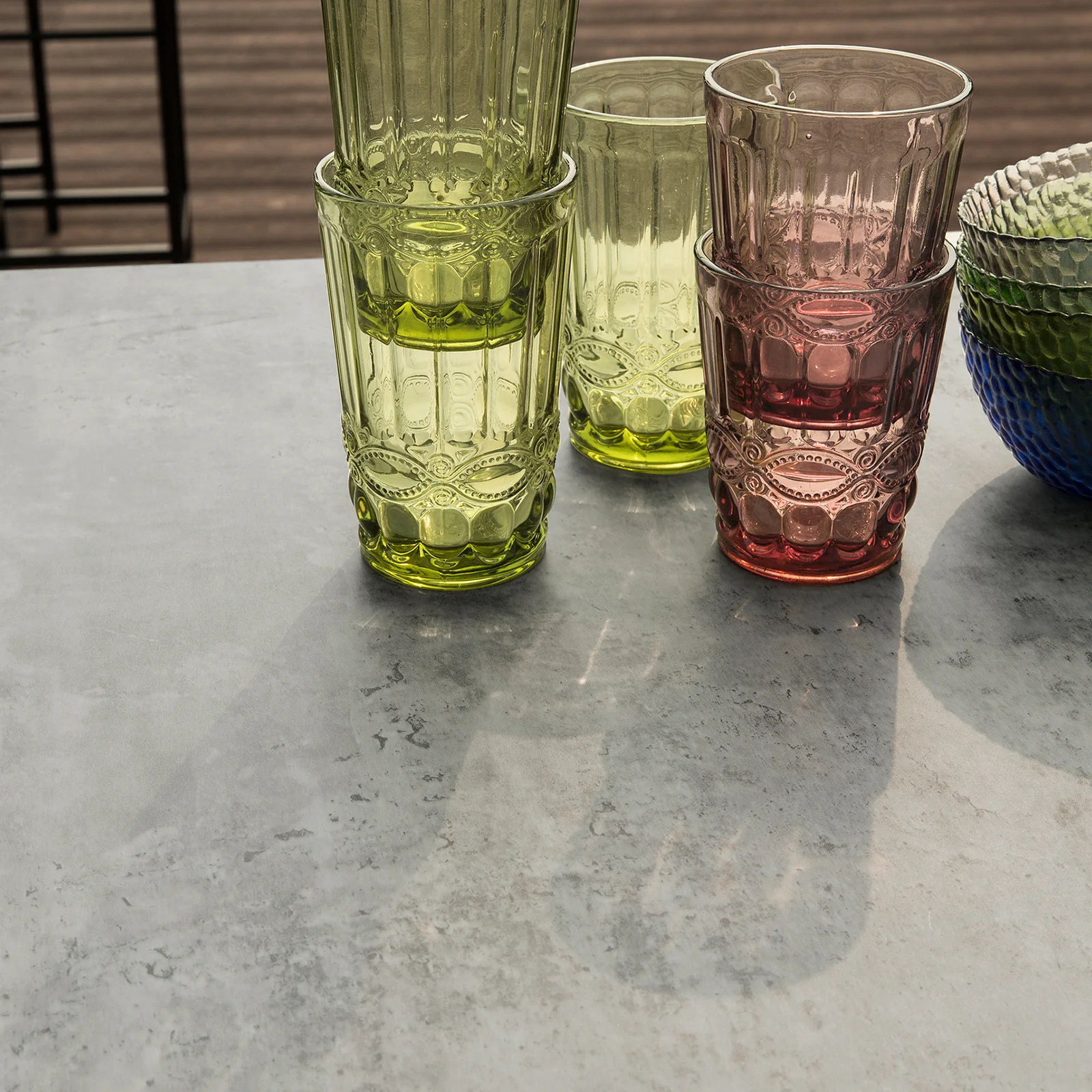SoBuy Bartisch-Set mit 4 Stühlen, platzsparend für kleine Räume in Weiß - Image 23