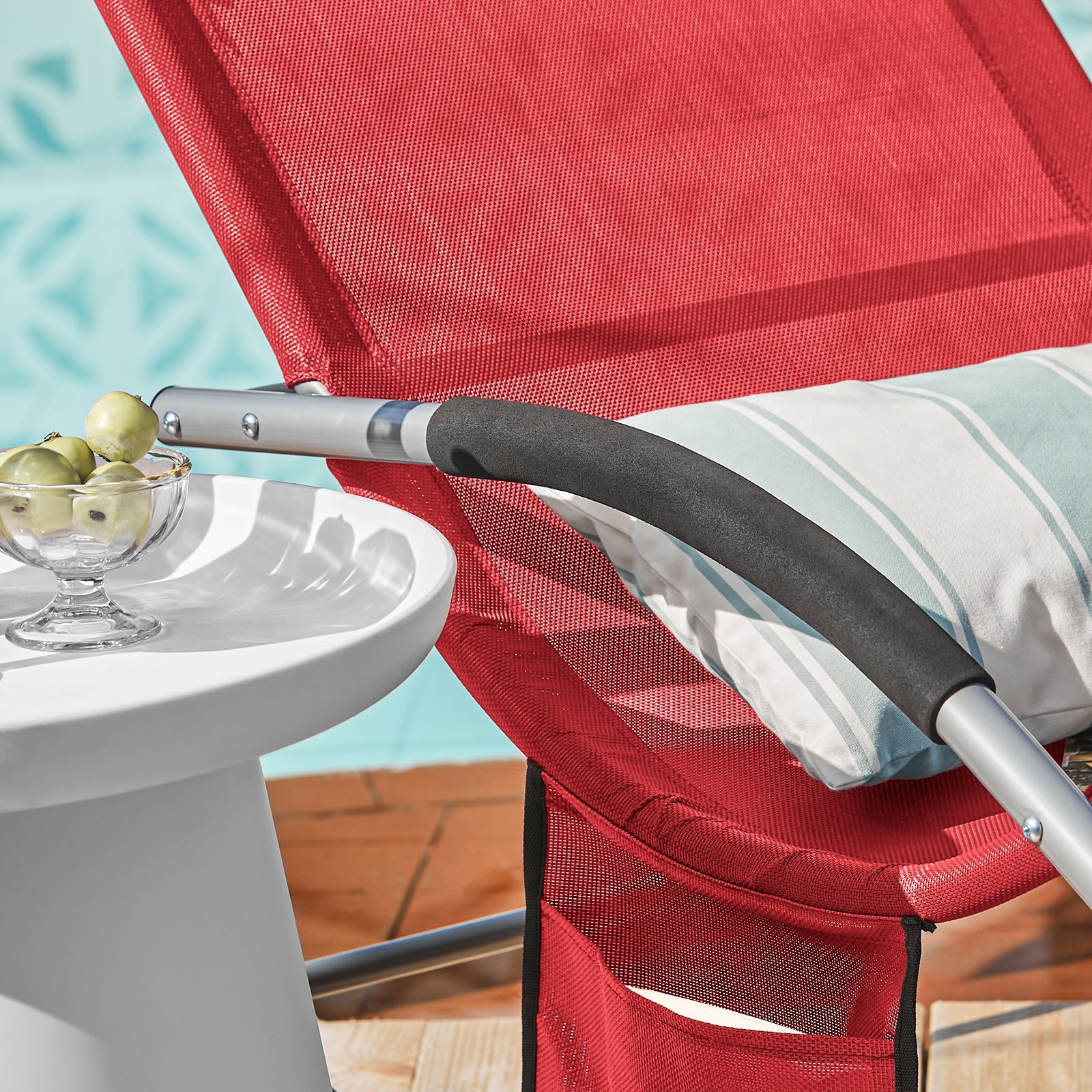SoBuy Schaukelstuhl-Gartenset für 2 Personen Hellgrün OGS28-GRx2 - Image 112