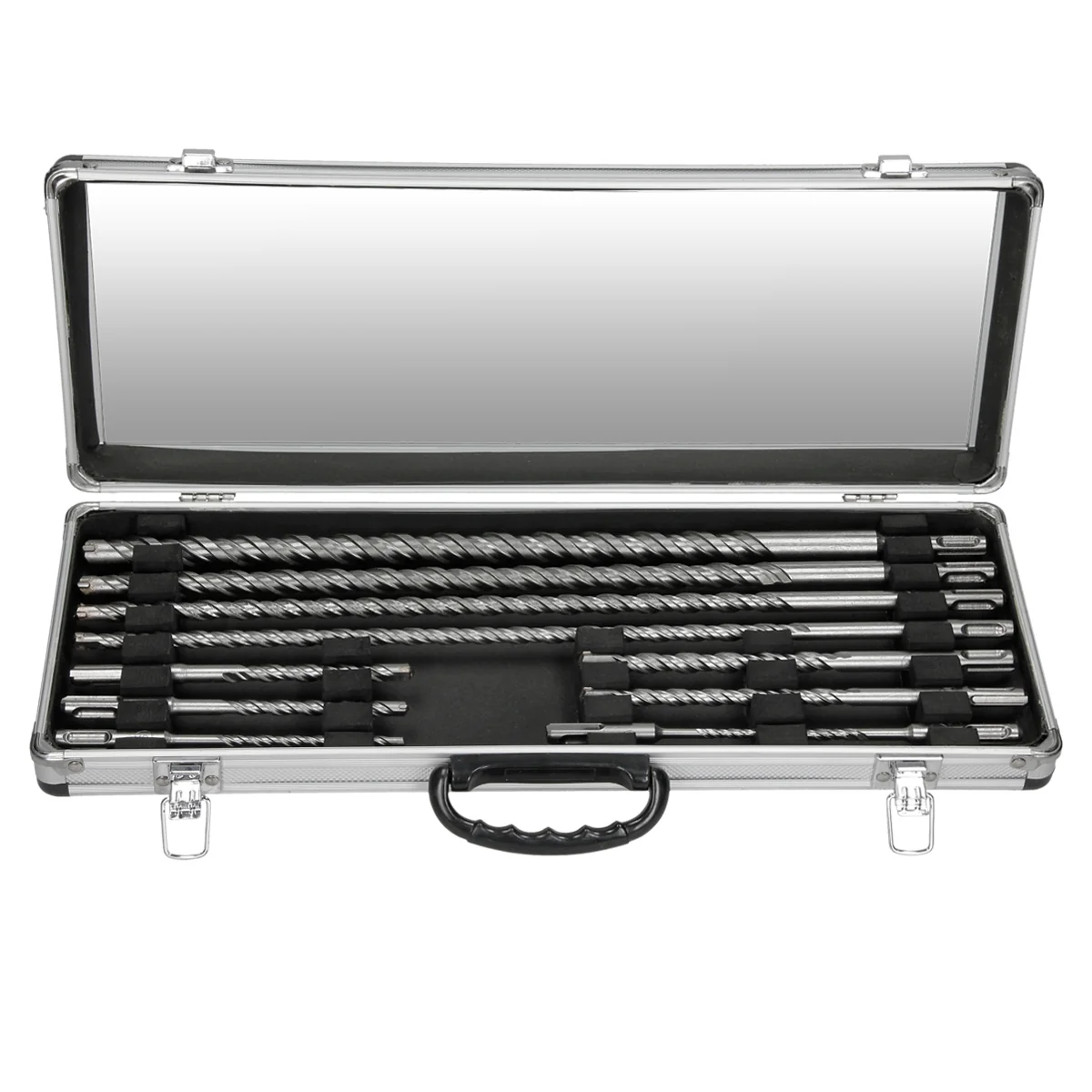 Steinbohrer Set 11 Teilig SDS Plus aus legeirter Stahl inkl. Alukoffer