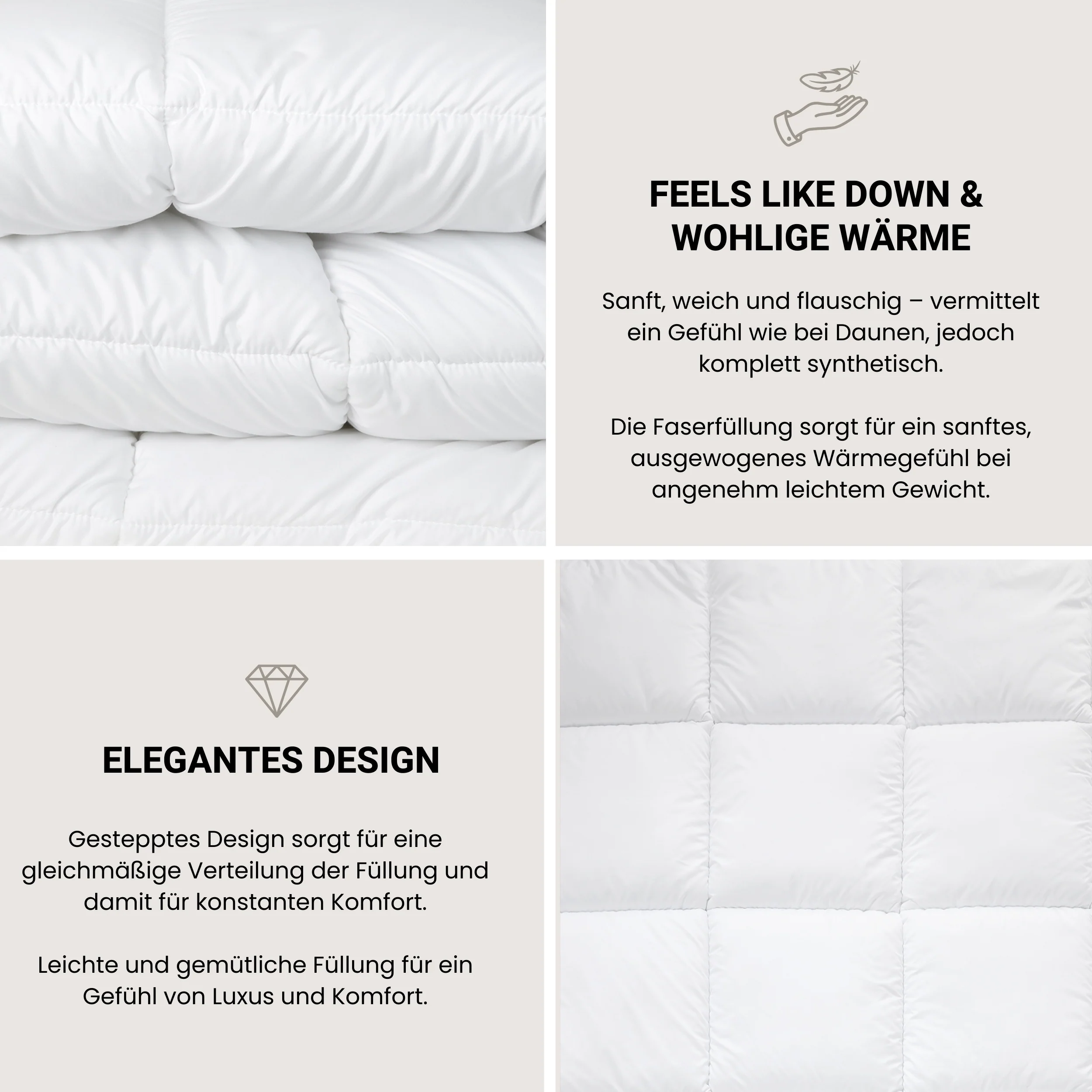 Steppbett Feels Like Down, daunenähnliche Faserfüllung - Image 5