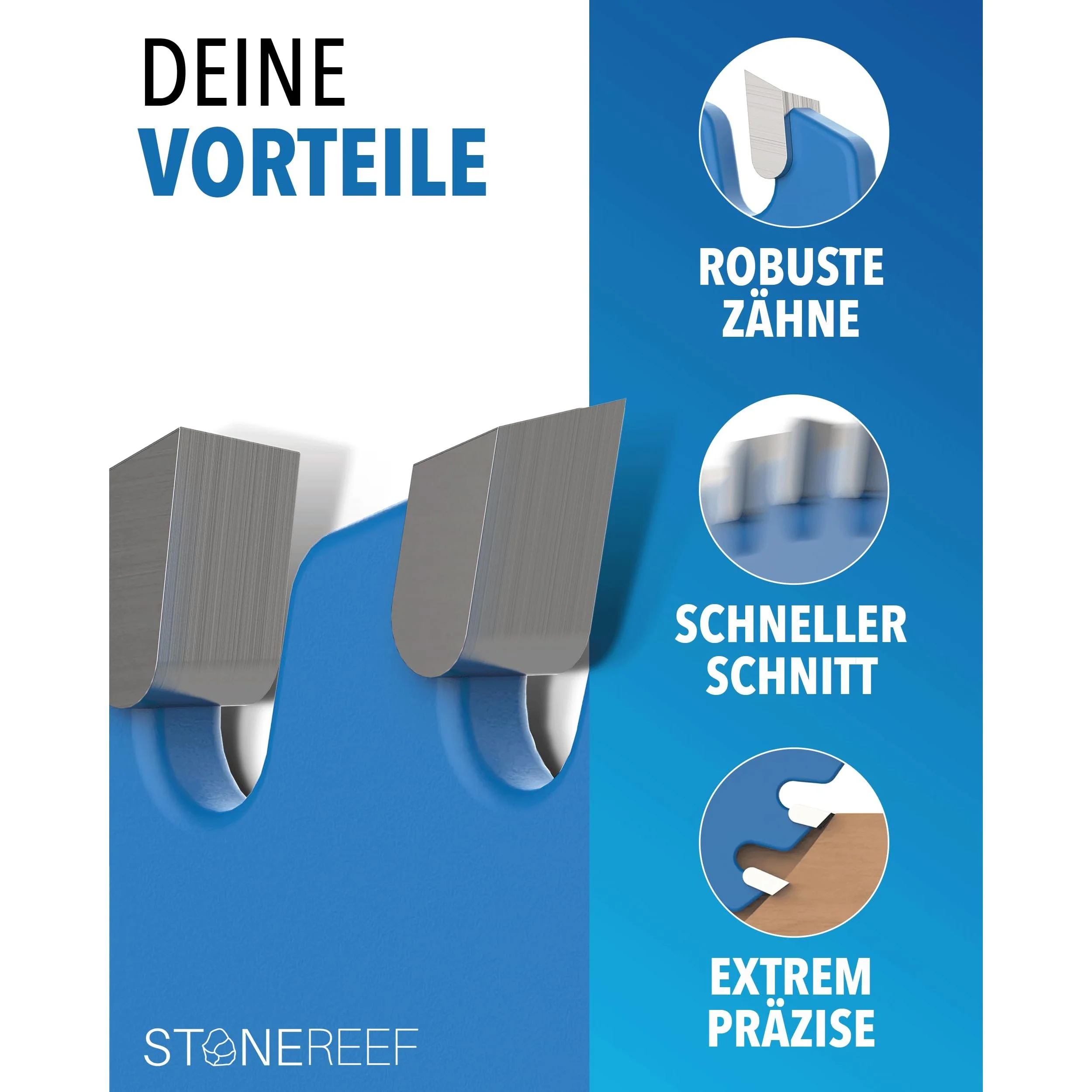STONE REEF Sägeblatt 305x30 - Kreissägeblatt [Adapter auf Bohrung 16/20/22,23/25,4mm], - Image 5