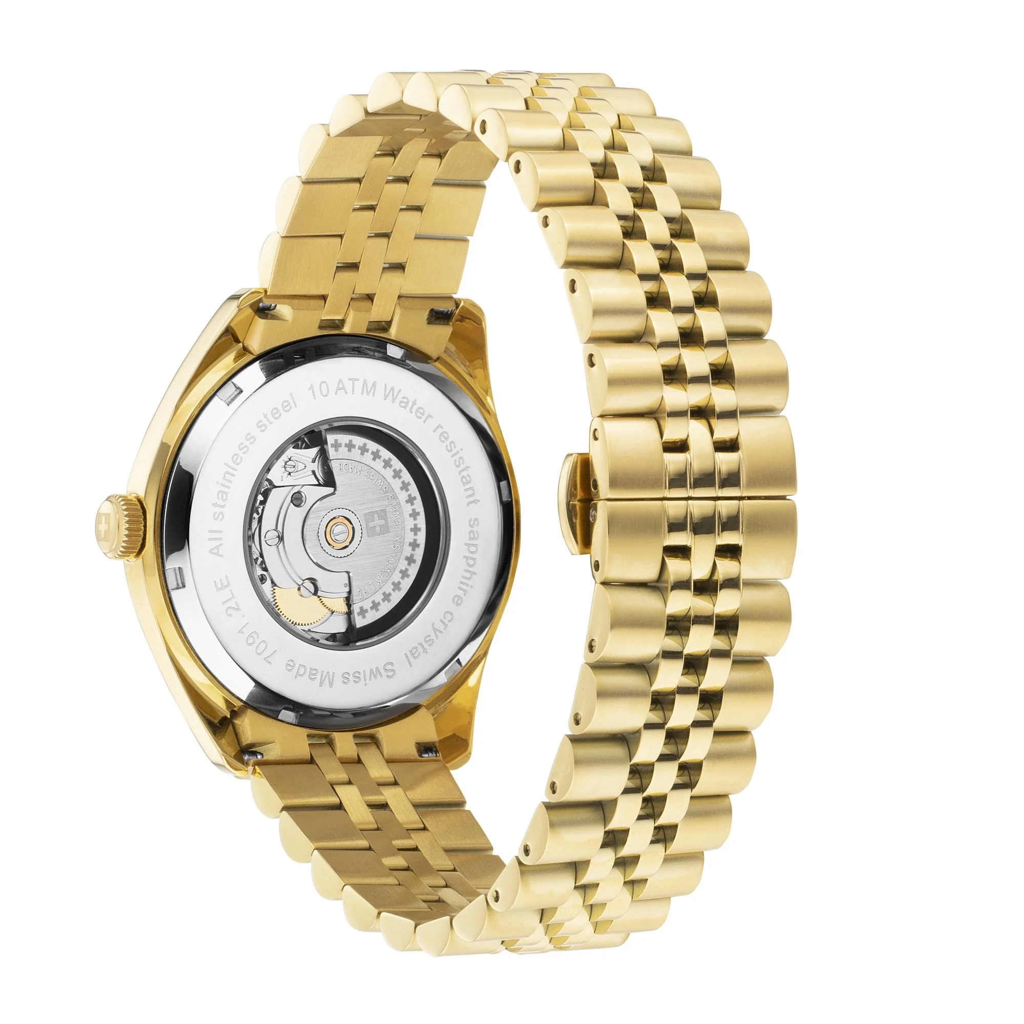 Swiss Alpine Military Herren Automatik Uhr Armbanduhr 7091.2117SAM Edelstahl - Image 3