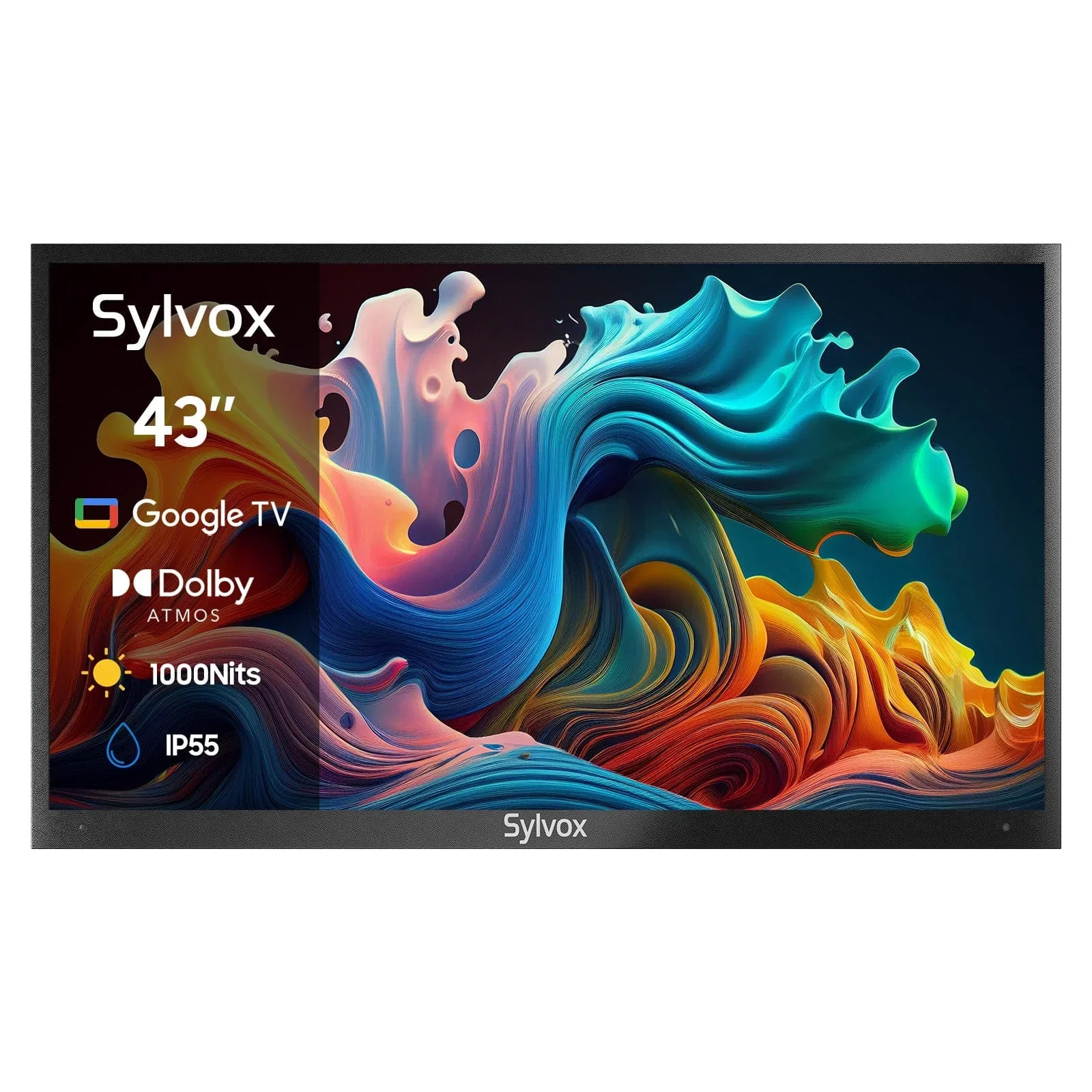 SYLVOX 165 cm / 65” Teilsonne Outdoor Google QLED TV - Image 4