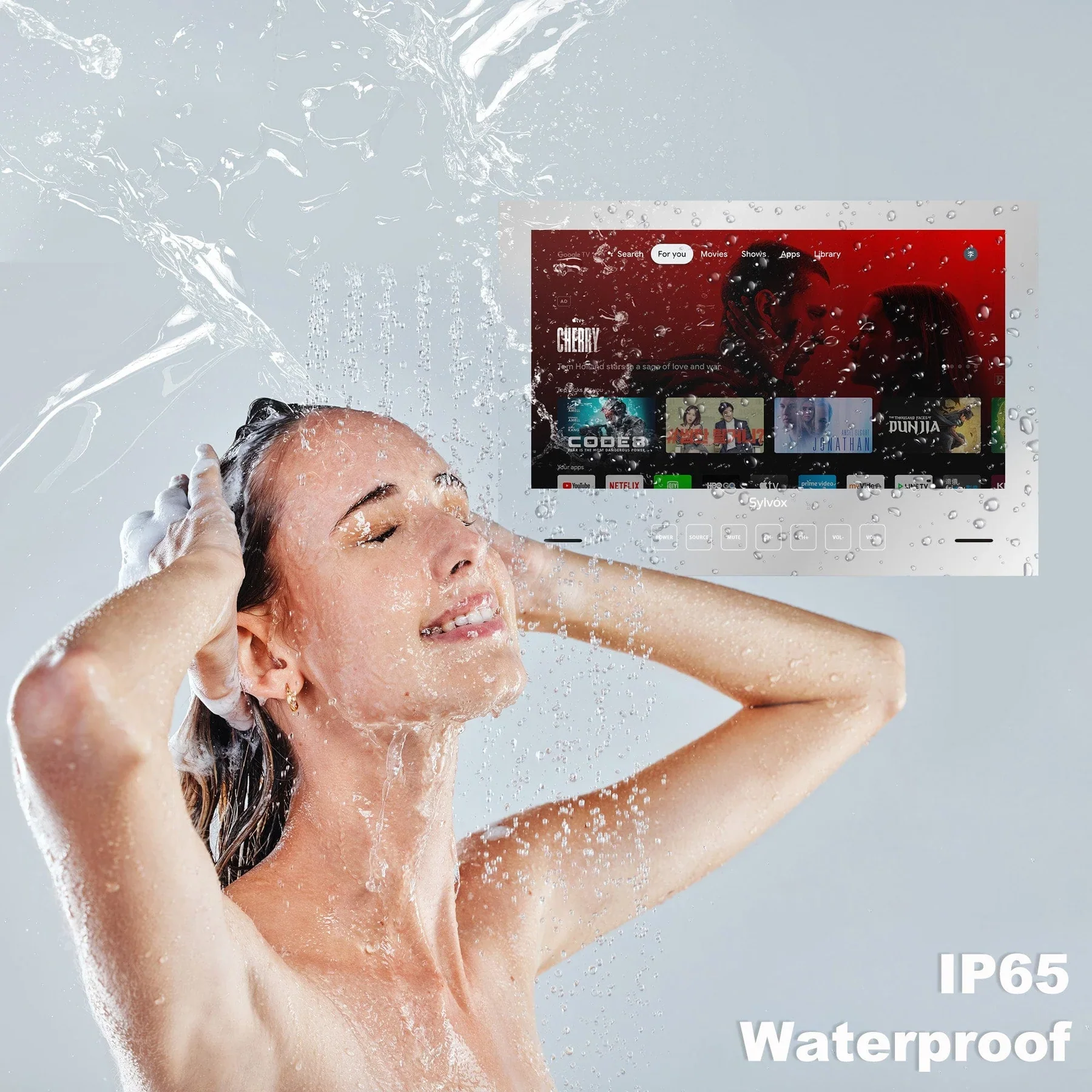 SYLVOX 40 cm / 15.6” Tragbarer wasserdichter TV - Image 19