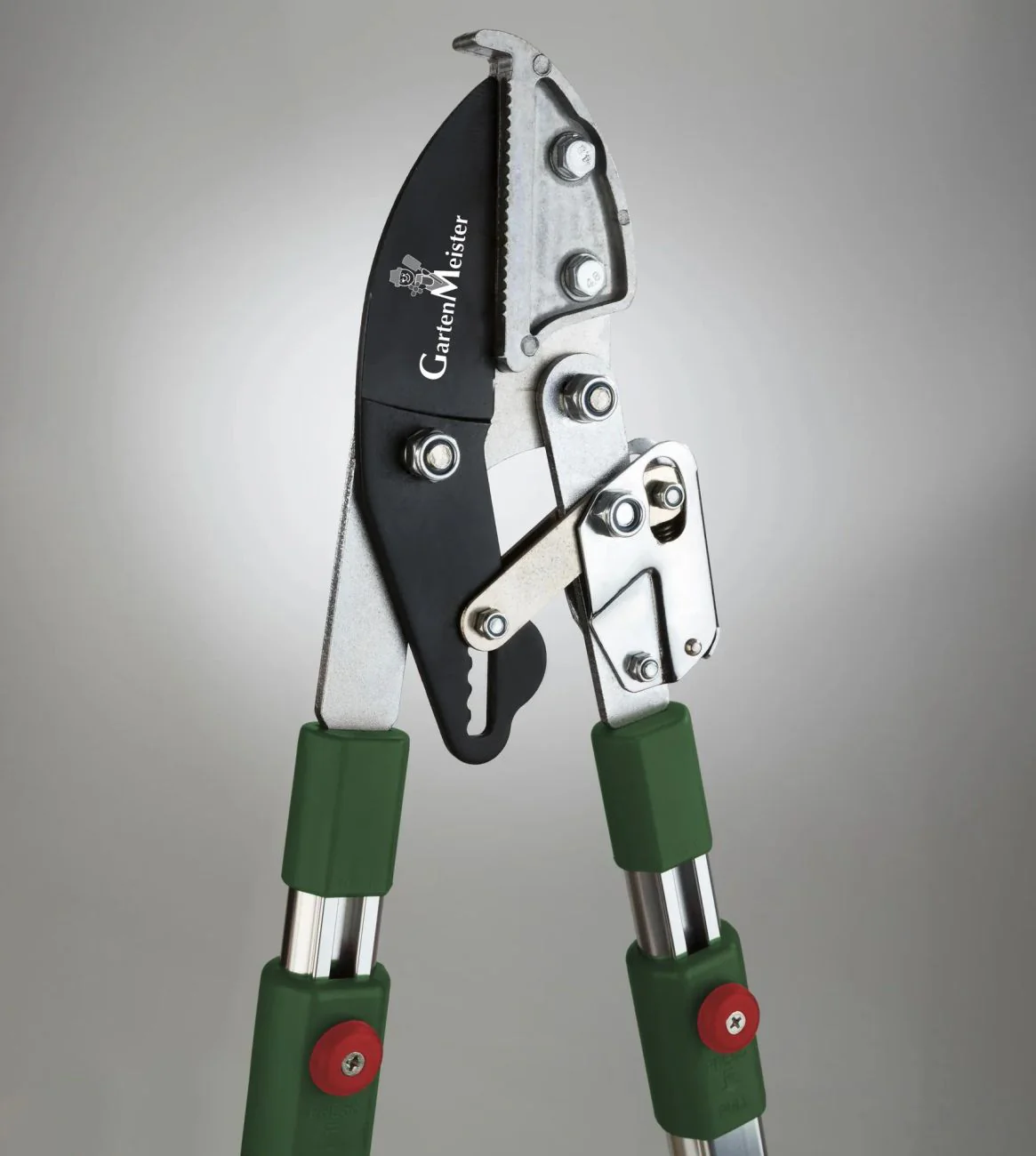 Teleskop-Astschere mit Ratschenfunktion und längenverstellbarem Griff - Image 3