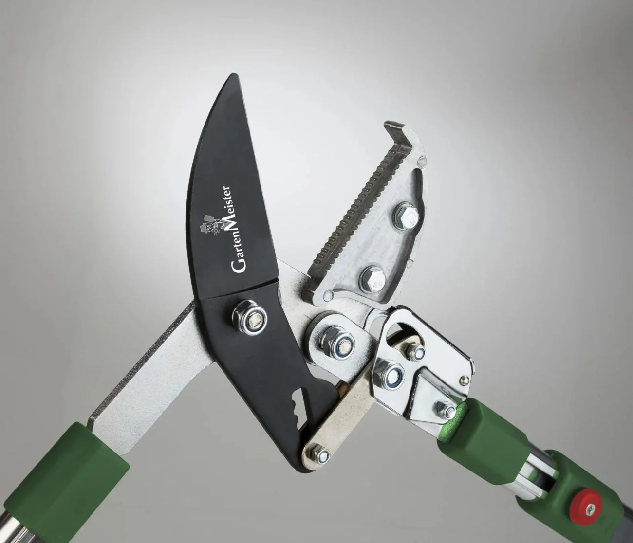 Teleskop-Astschere mit Ratschenfunktion und längenverstellbarem Griff - Image 4