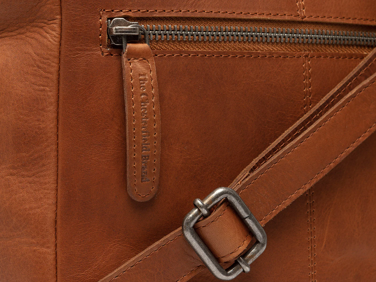 The Chesterfield Brand C38.0163 Nevada Shopper Wax Pull Up Leder 01 braun - Image 9