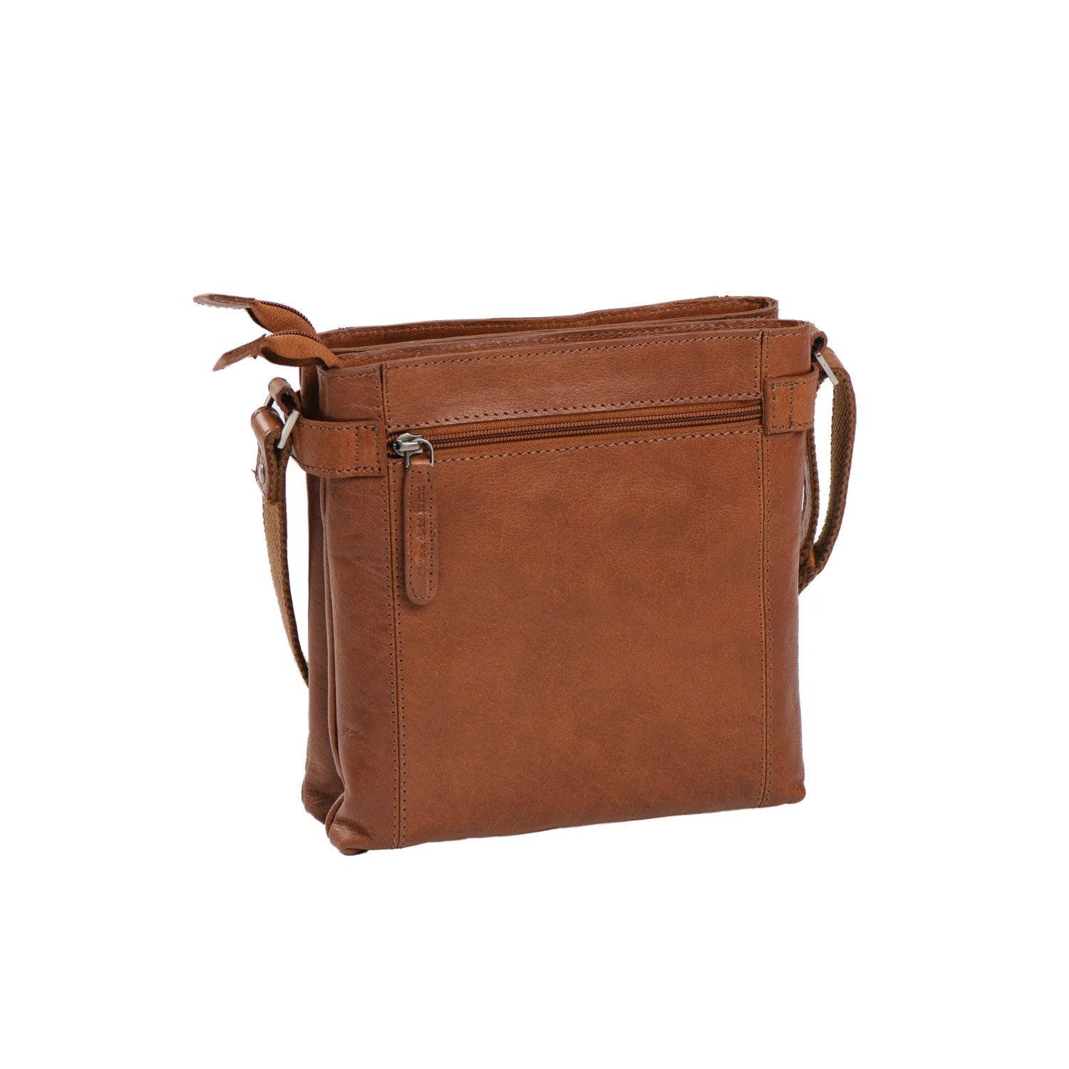The Chesterfield Brand C48.1165 Laos Schultertasche / Tote Bag Antique Buff Crumbled Leder 31 cognac - Image 4