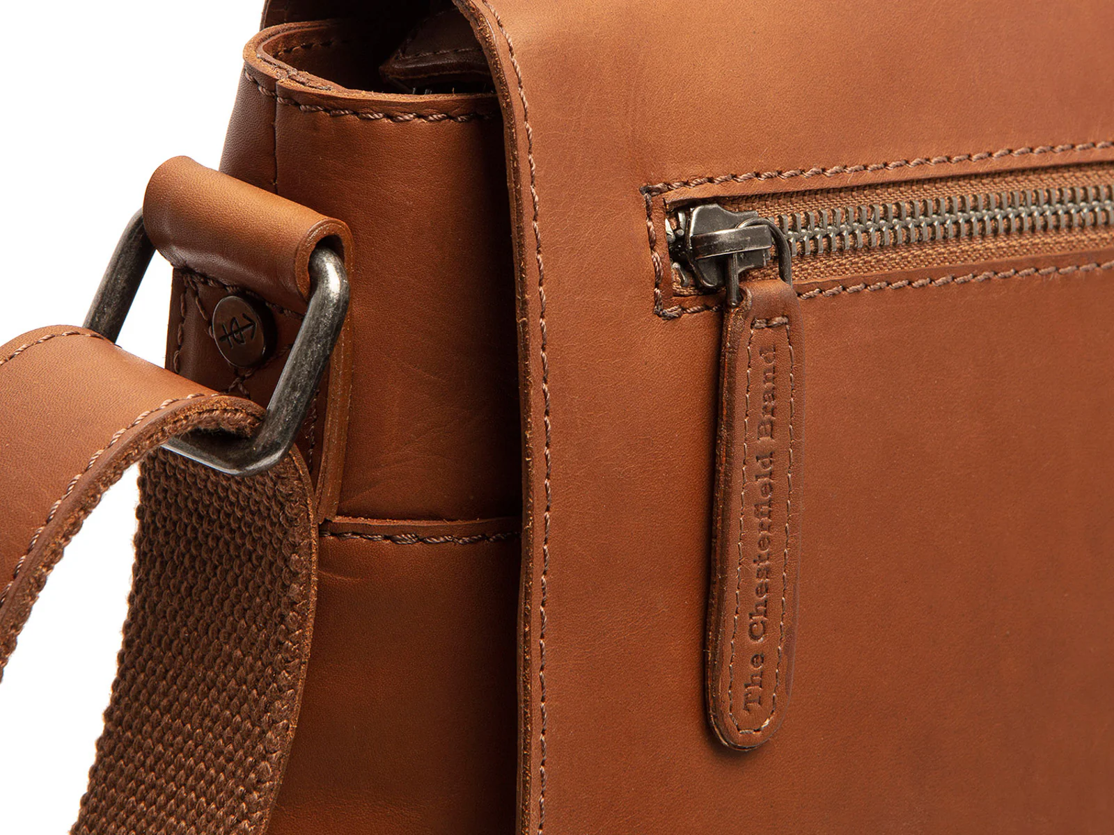 The Chesterfield Brand C48.1216 Tanga Umhängetasche Leder 31 cognac - Image 5