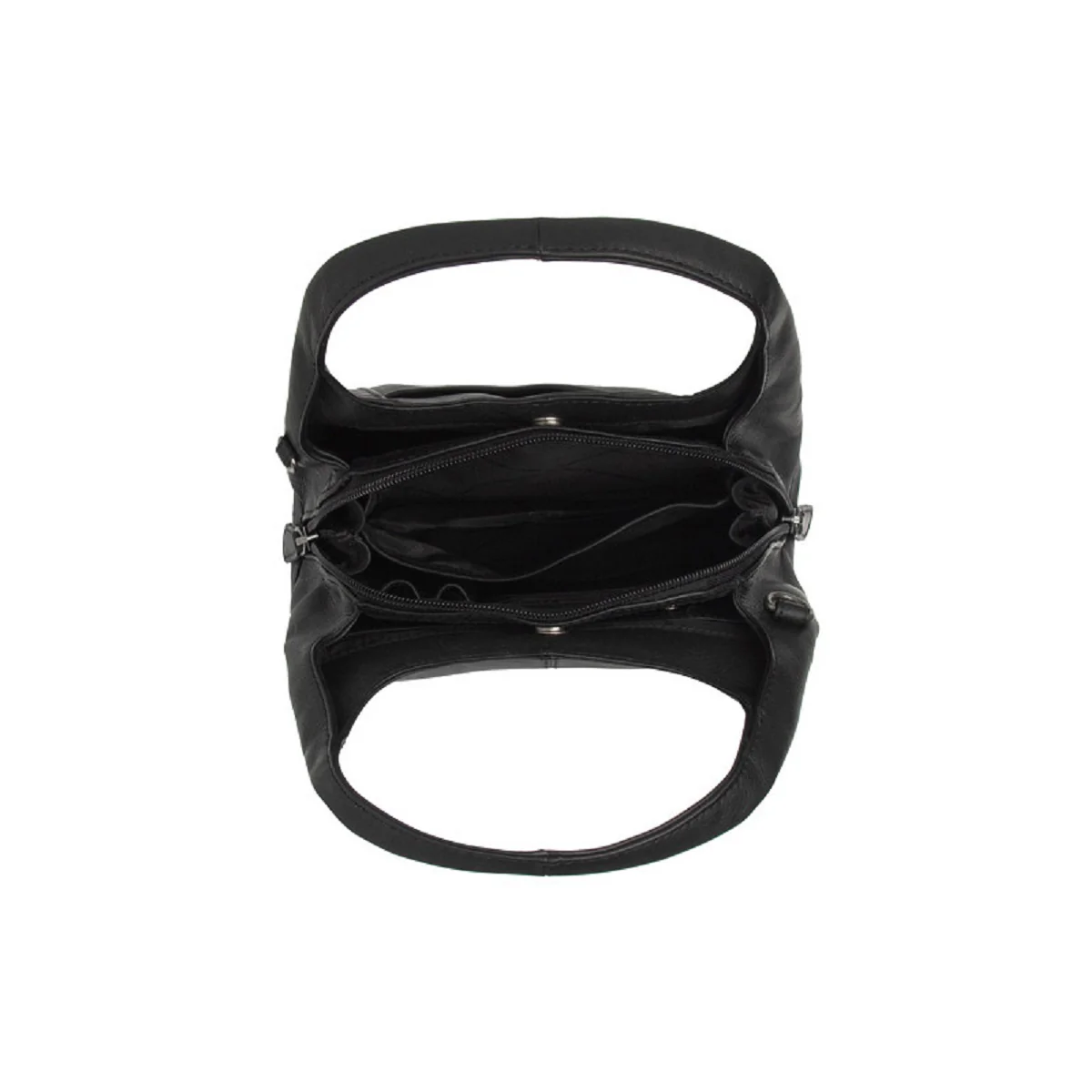 The Chesterfild Brand Lunera C481400 Grifftasche Wax Pull Up Leder schwarz - Image 5