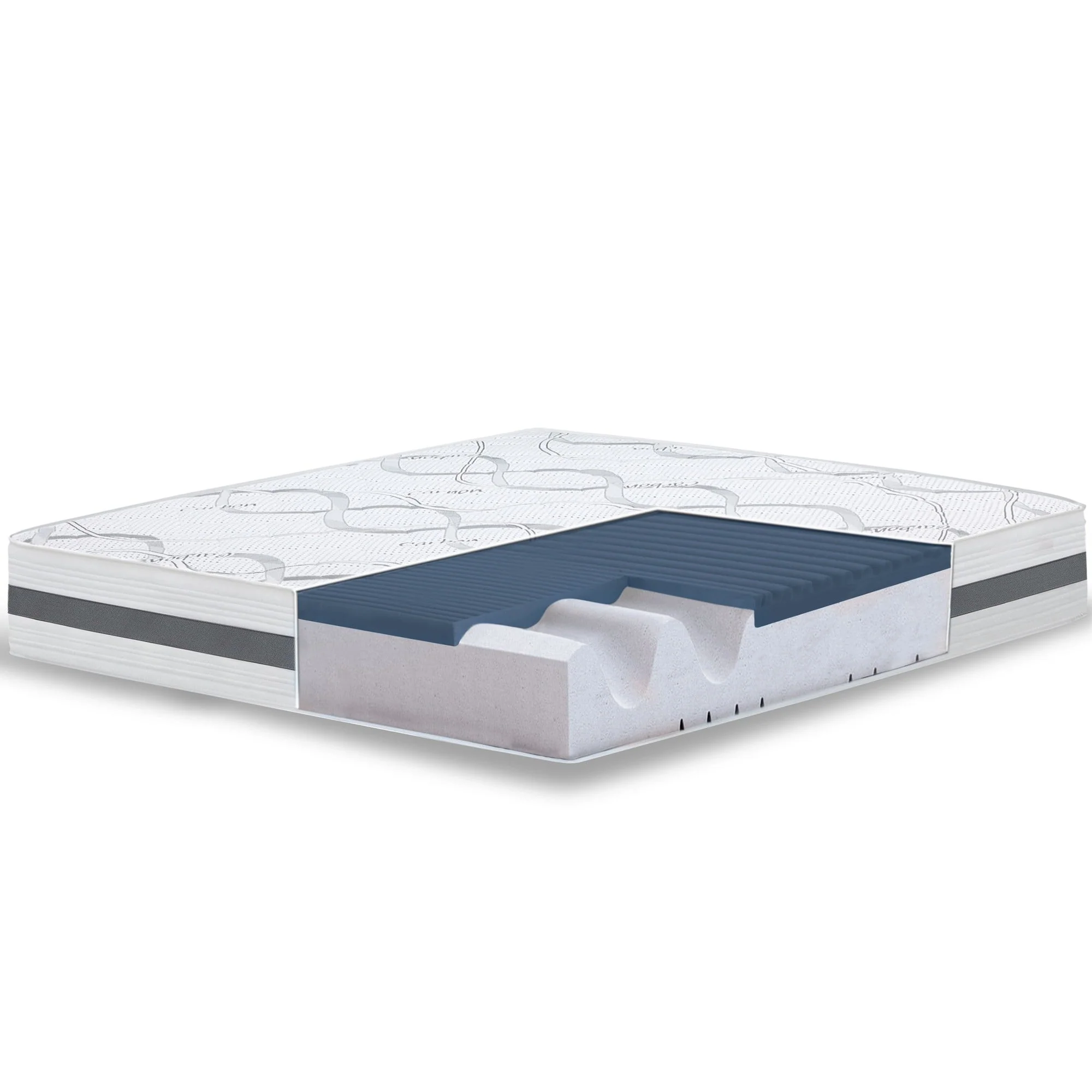 The White Stone Memory Foam Matratze 200x210 cm Höhe 22 cm - Image 17