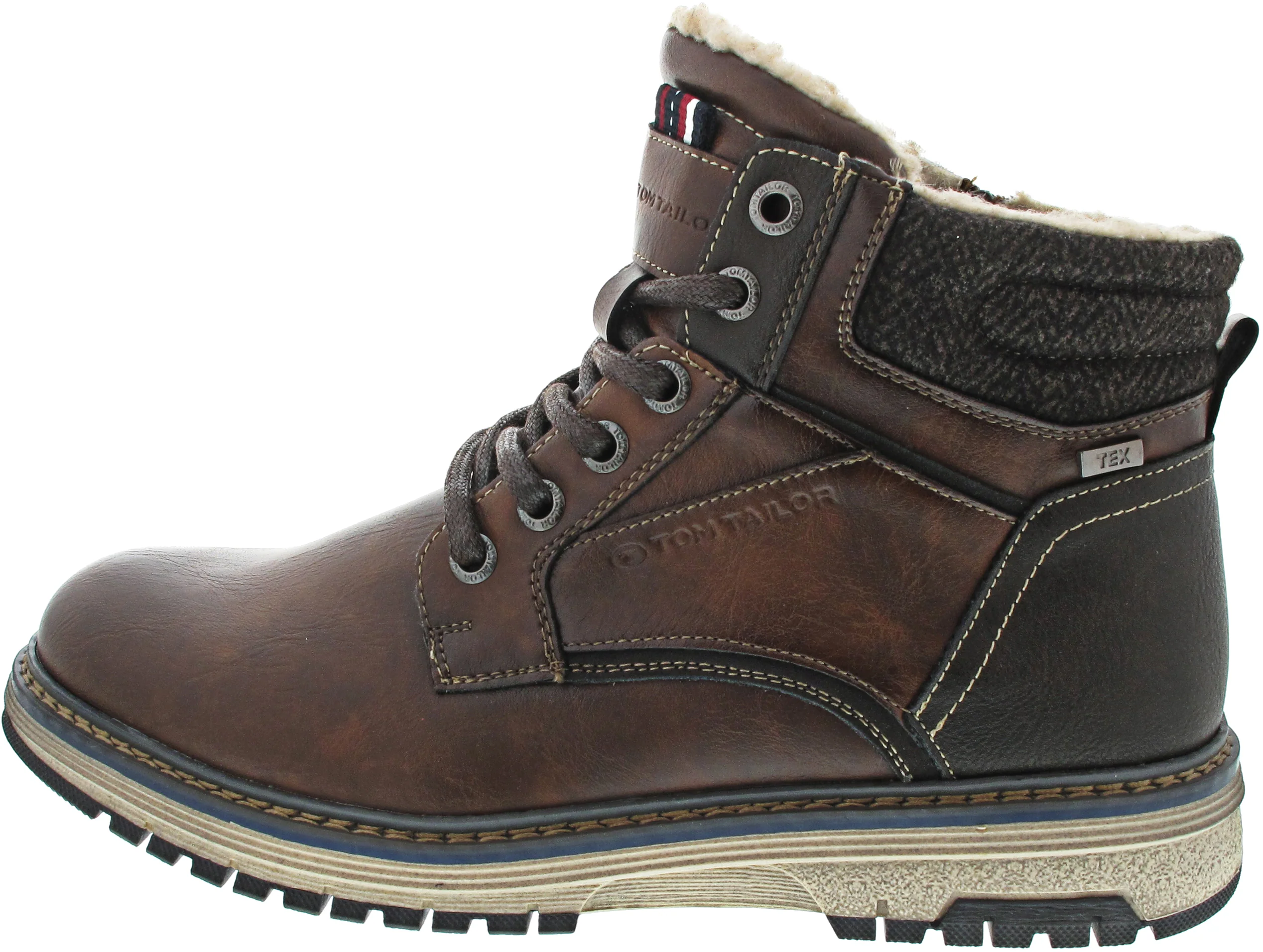 Tom Tailor Schnürstiefel Braun - Image 3