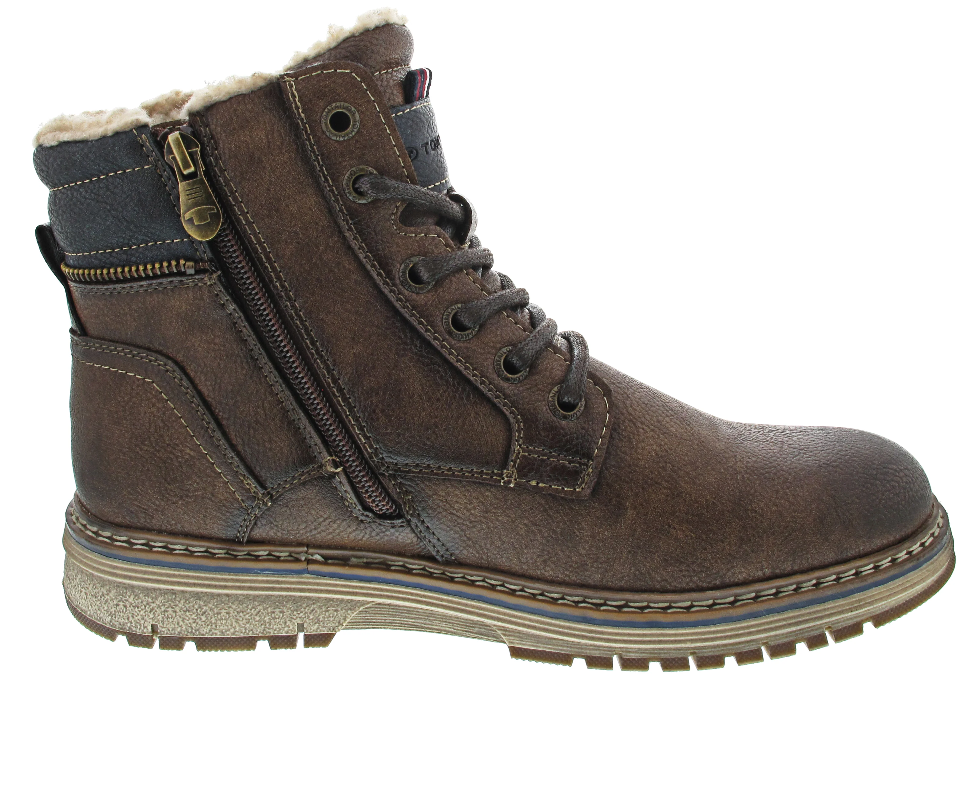 Tom Tailor Schnürstiefel Braun - Image 3