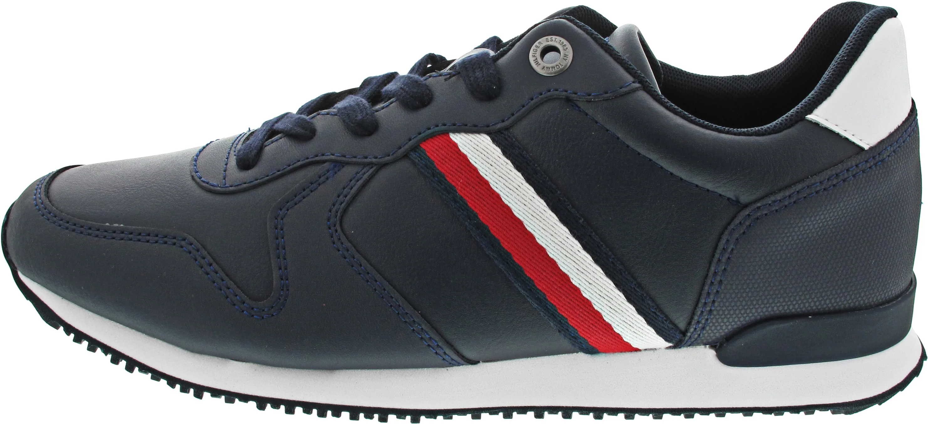 Tommy Hilfiger Iconic Runner Leather Sneaker Blau - Image 6