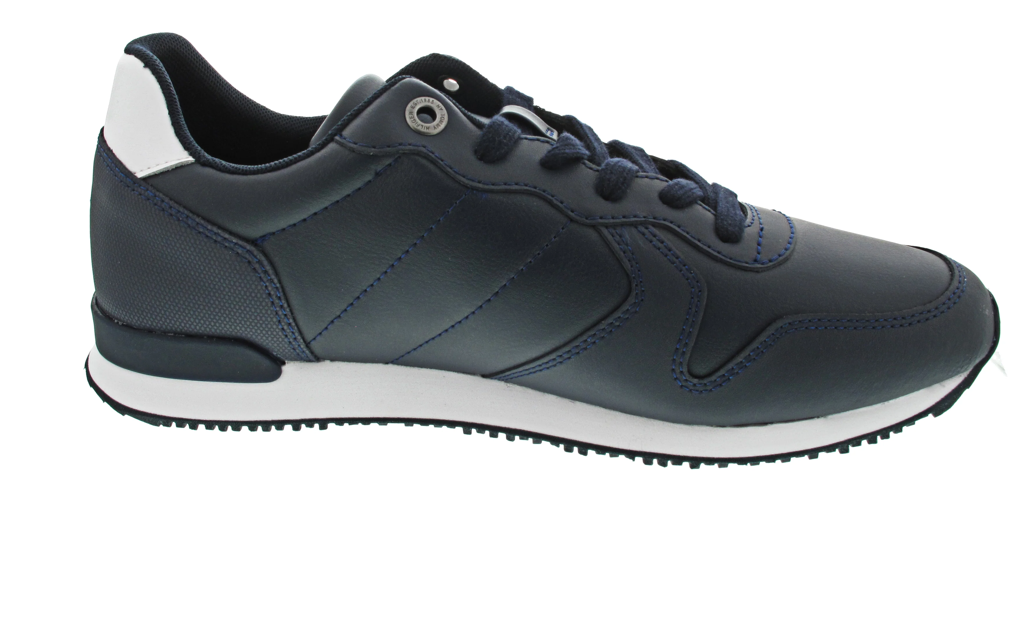 Tommy Hilfiger Iconic Runner Leather Sneaker Blau - Image 8