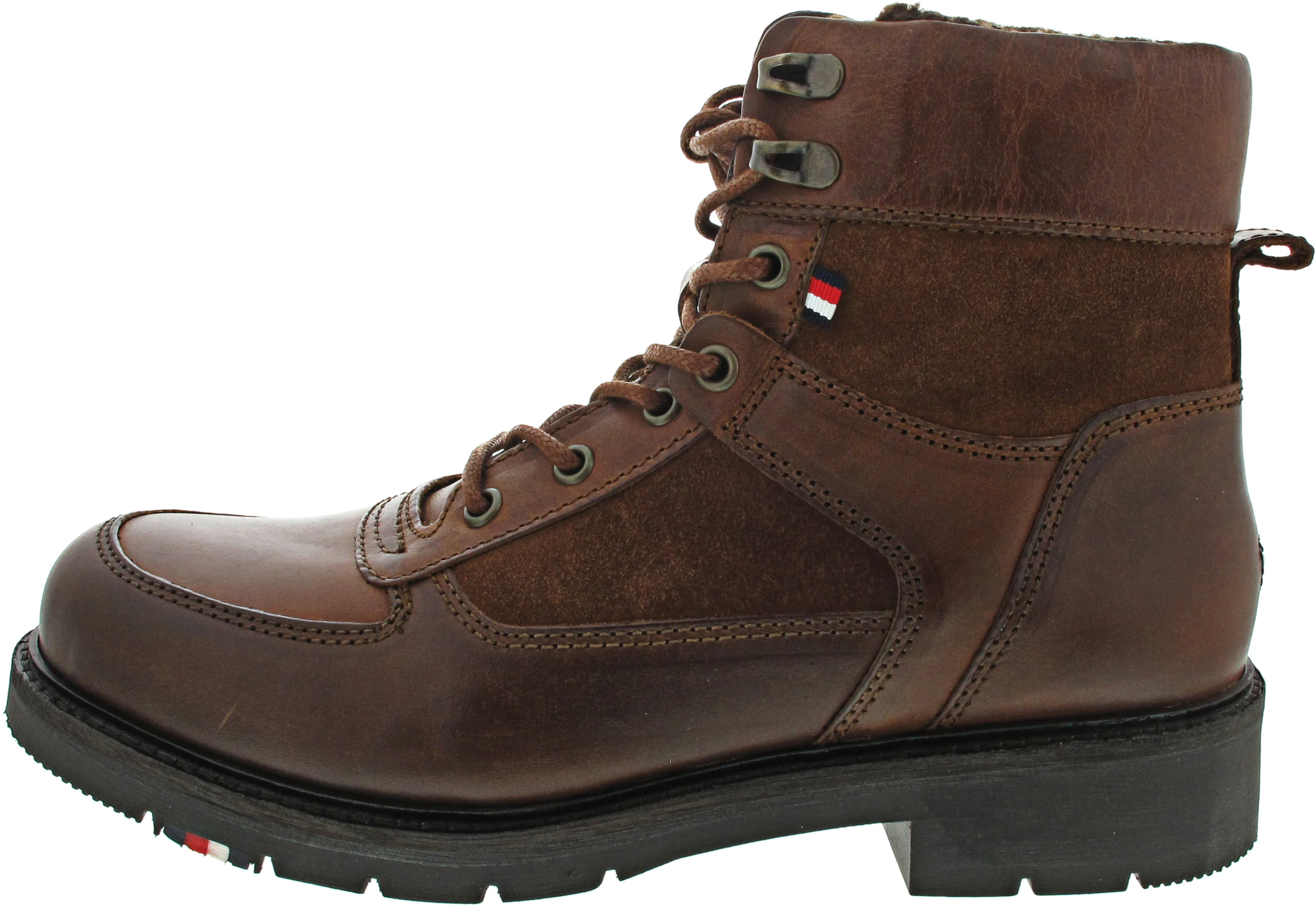 Tommy Hilfiger Warm Mix Lace Boot Schnürstiefel Braun - Image 2