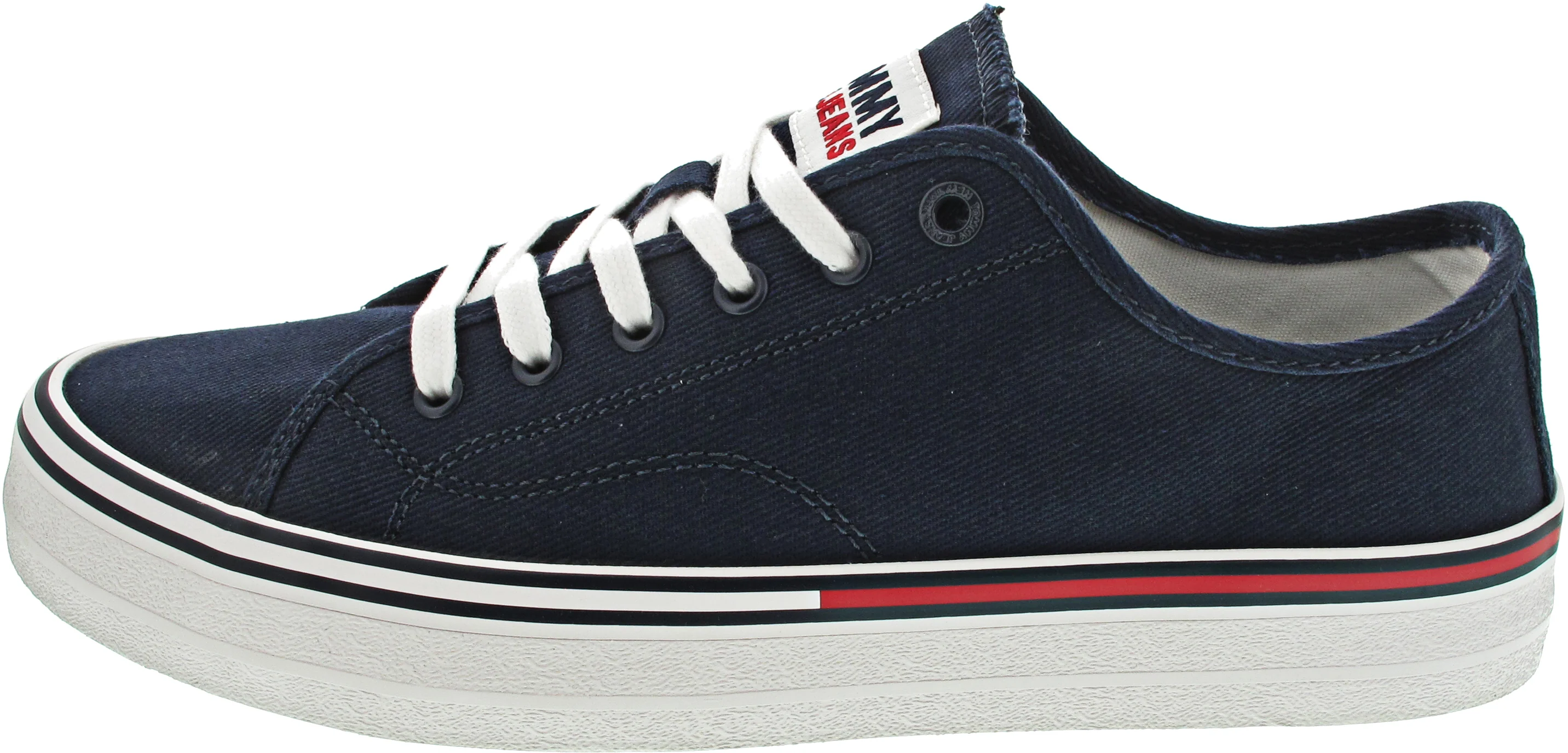 Tommy Jeans Essential Low Cut Sneaker low Blau - Image 3