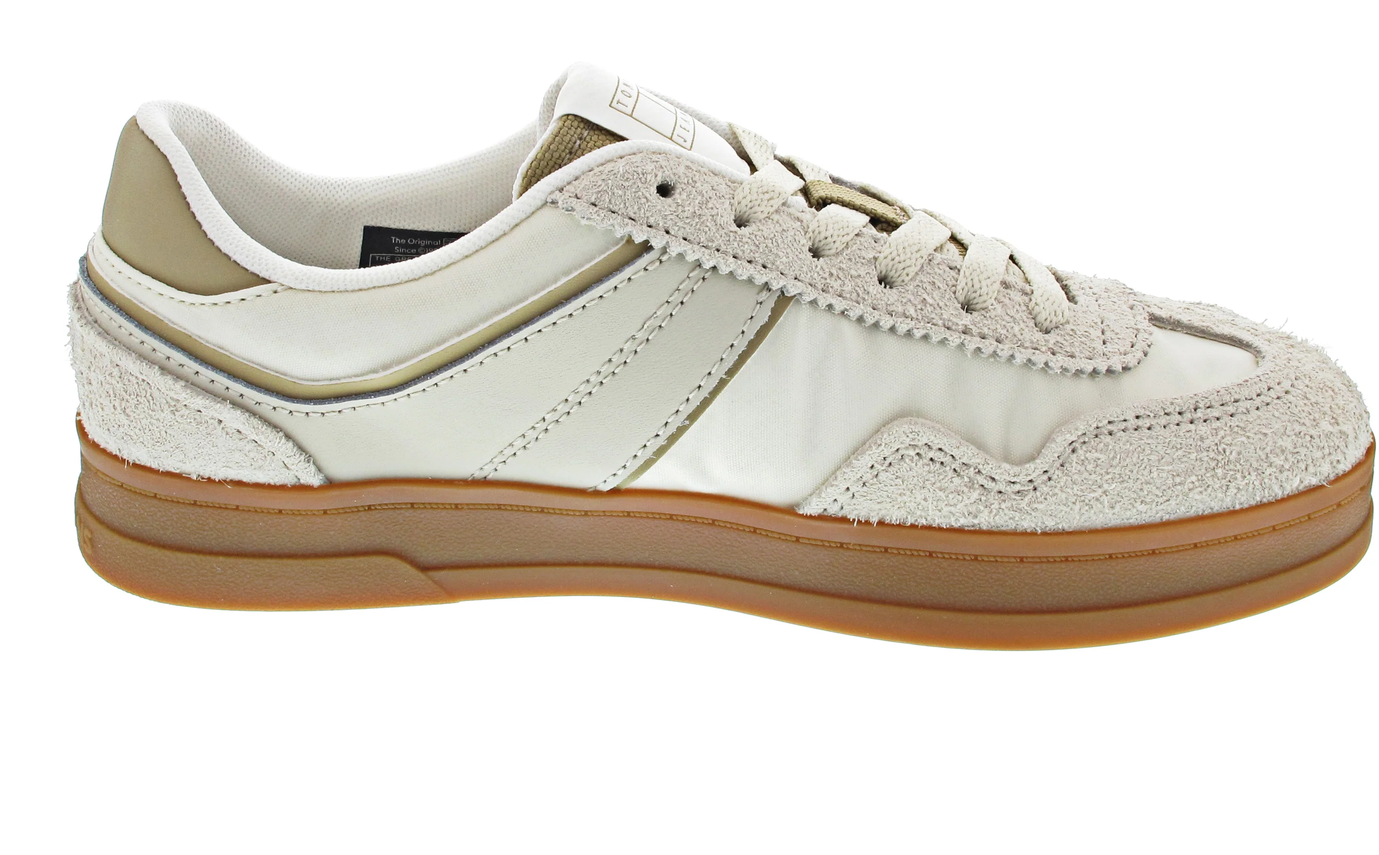 Tommy Jeans The Greenwich Mix Media Sneaker low Beige - Image 7