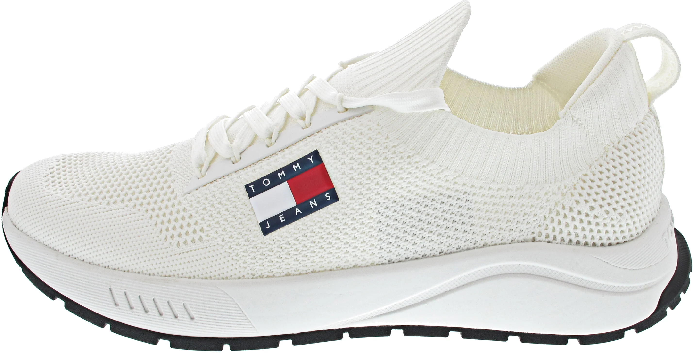 Tommy Jeans TJM Runner Knitted Sneaker low Beige - Image 5