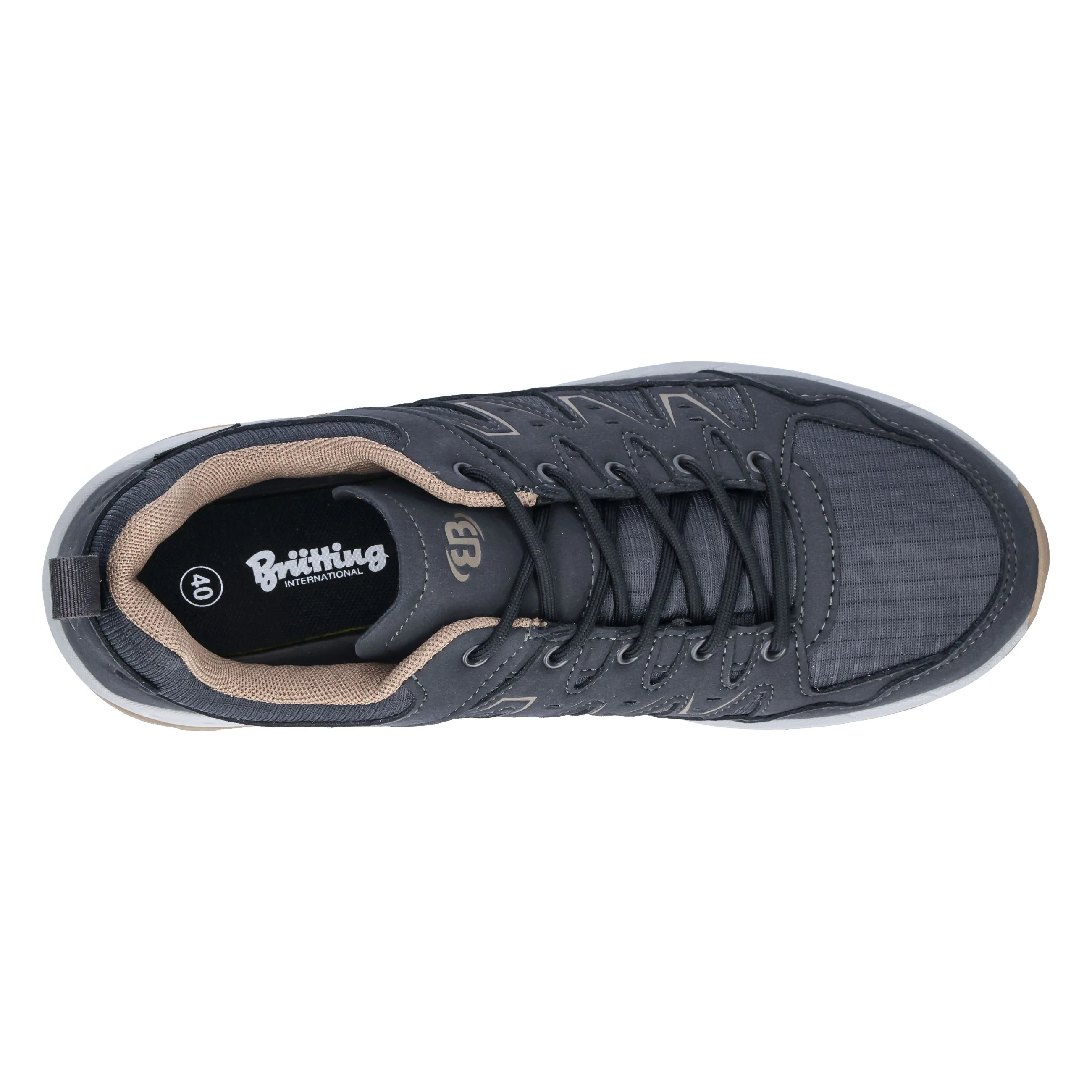 Trekkingschuh Herren Schnürung wasserdicht grau Brütting Mount Torbert - Image 21