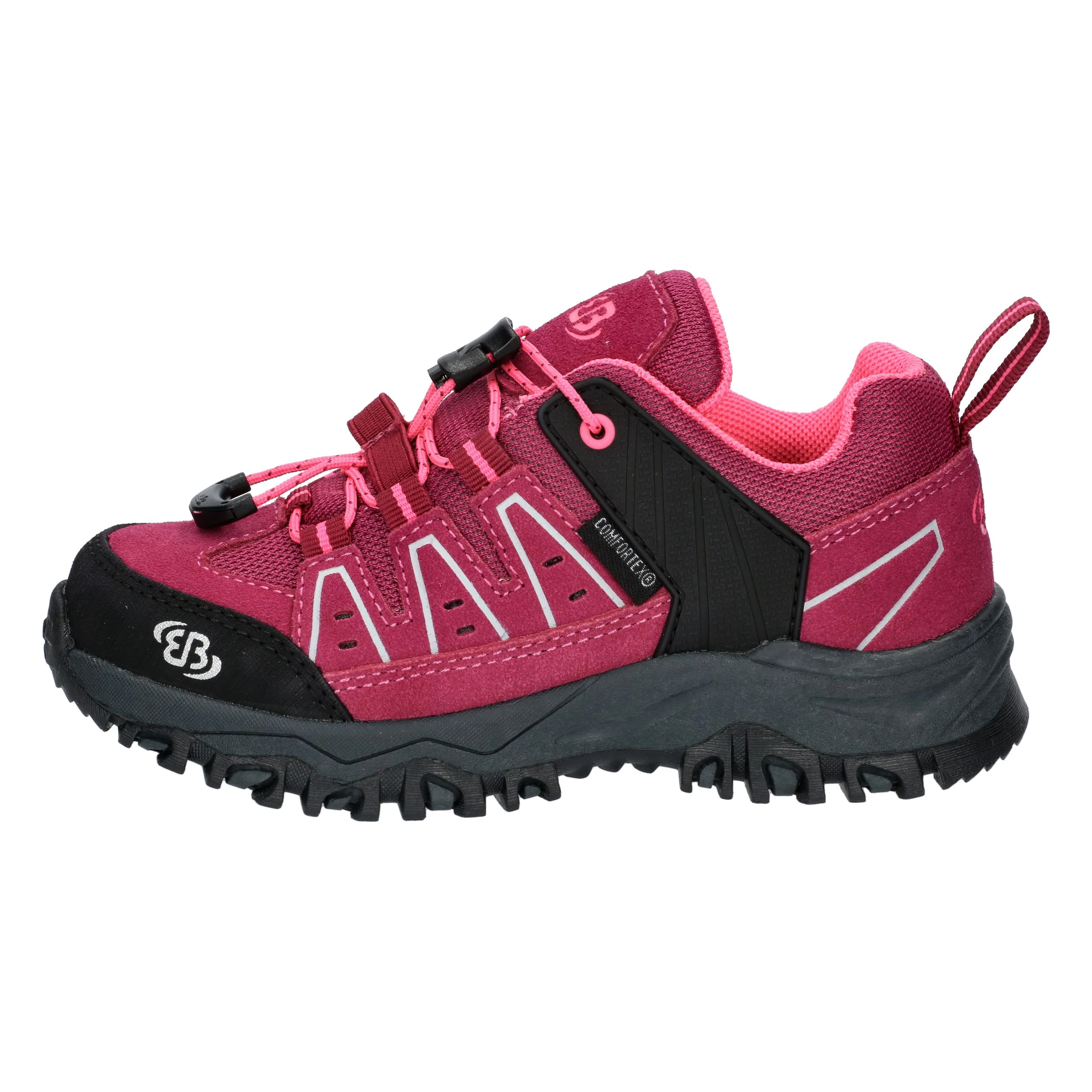 Trekkingschuh Mädchen Schnellschnürsystem wasserdicht rosa Brütting Mount Pinos Kids Low - Image 14