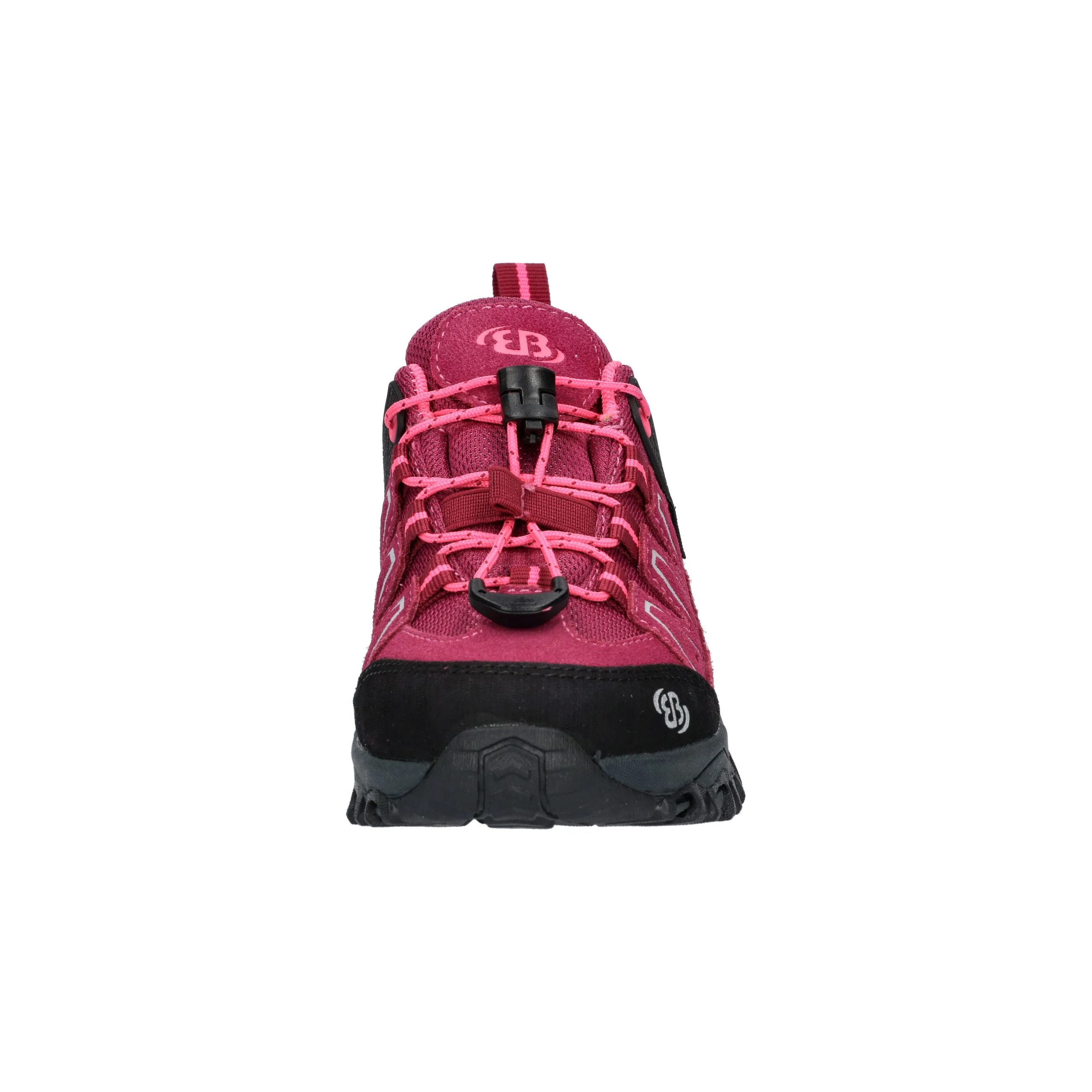 Trekkingschuh Mädchen Schnellschnürsystem wasserdicht rosa Brütting Mount Pinos Kids Low - Image 3