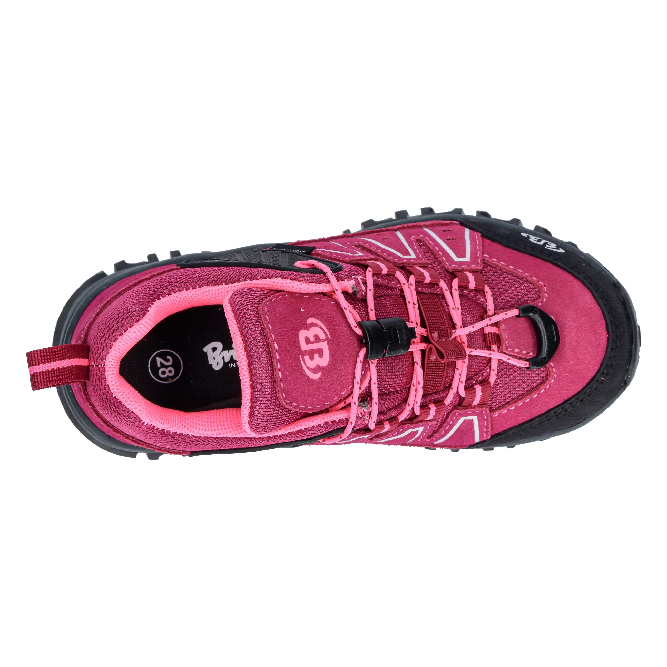 Trekkingschuh Mädchen Schnellschnürsystem wasserdicht rosa Brütting Mount Pinos Kids Low - Image 41