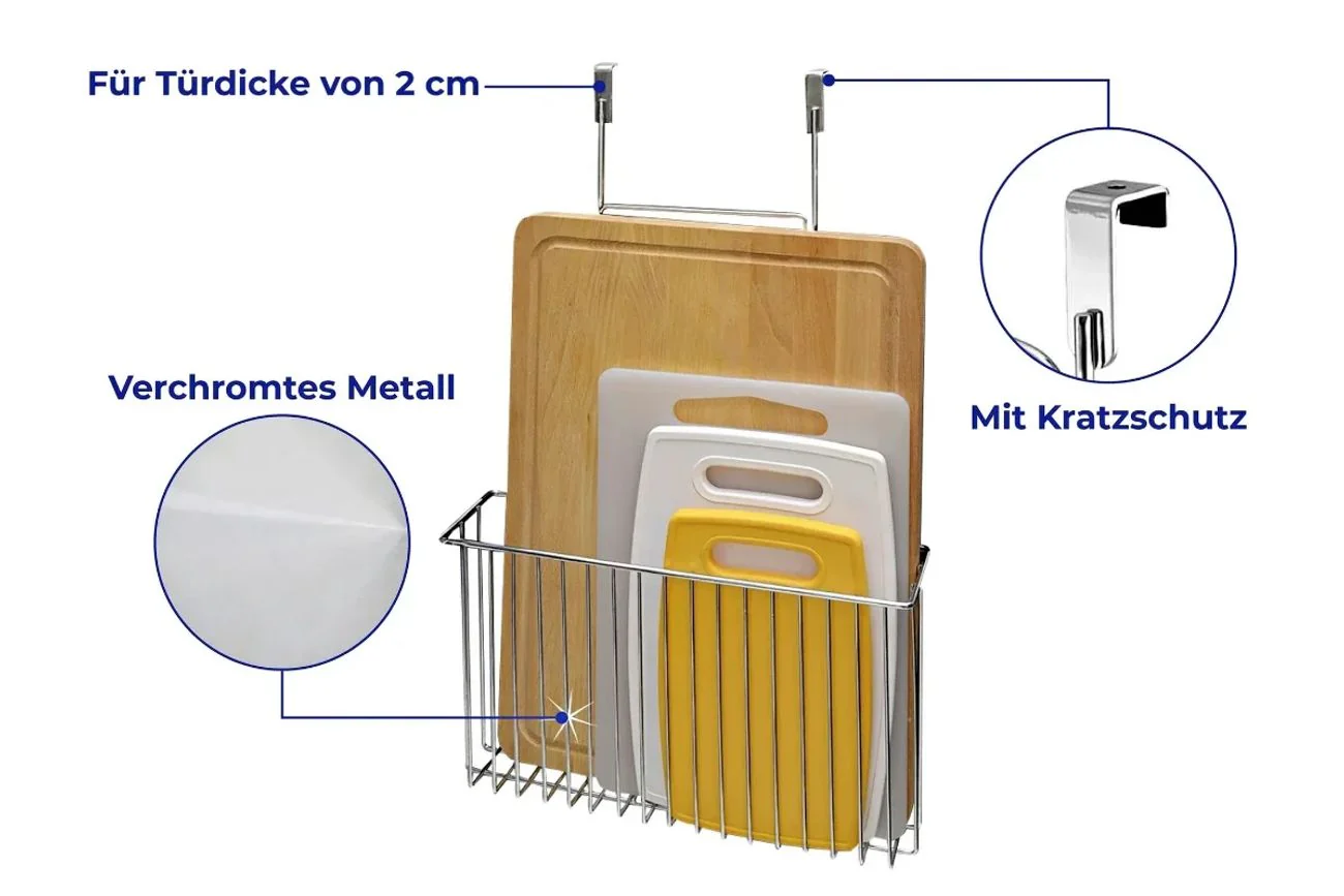 Tür-Einhängekorb zur flexiblen Aufbewahrung ohne Bohren - Image 3