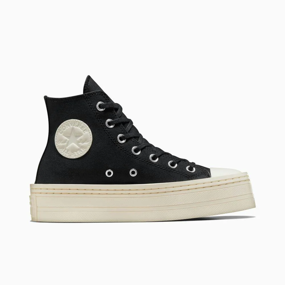 Turnschuhe Erwachsener Converse Chuck Taylor All Star Modern Lift Hi Schwarz - Image 9