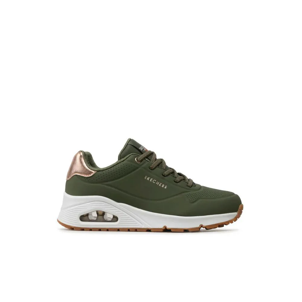 Turnschuhe Frau Skechers Uno Shimmer Away Khaki - Image 10