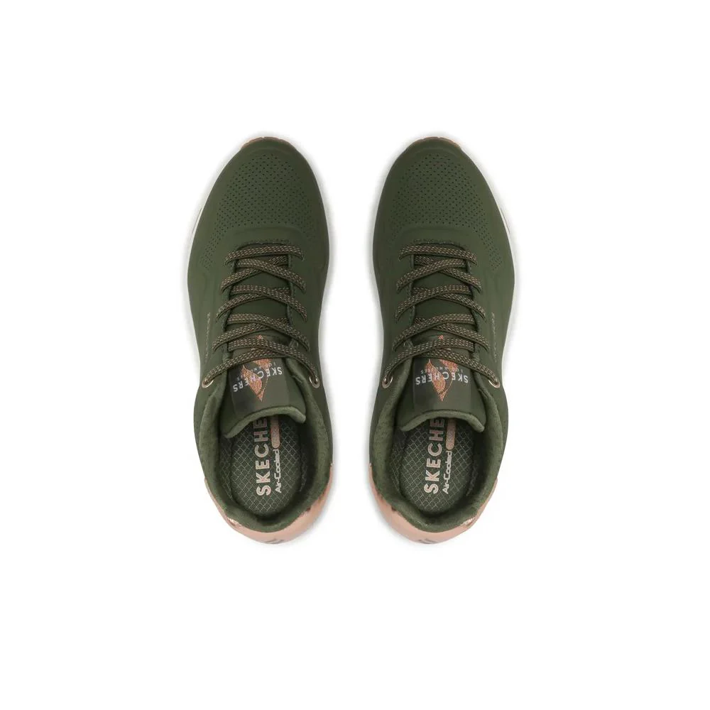 Turnschuhe Frau Skechers Uno Shimmer Away Khaki - Image 20