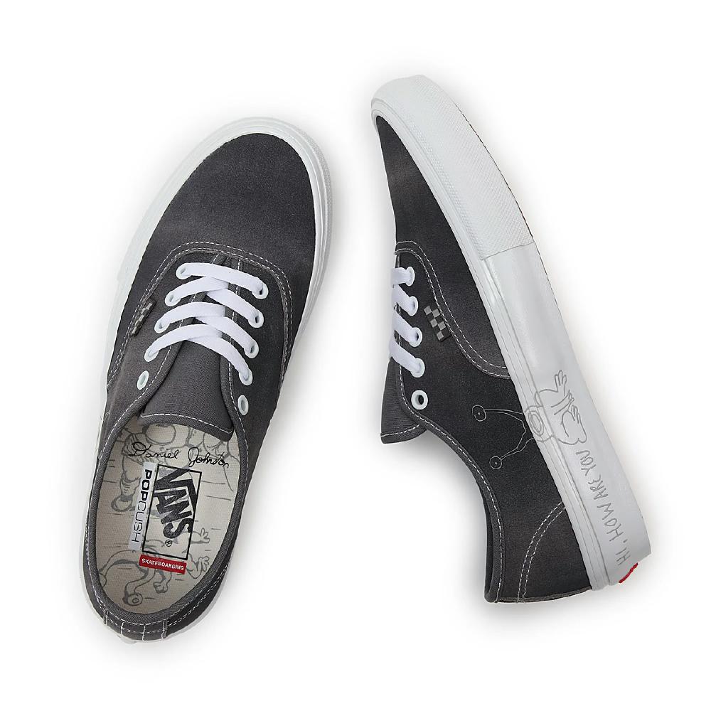 Turnschuhe Mann Vans Daniel Johnston Skate Authentic Grau - Image 30