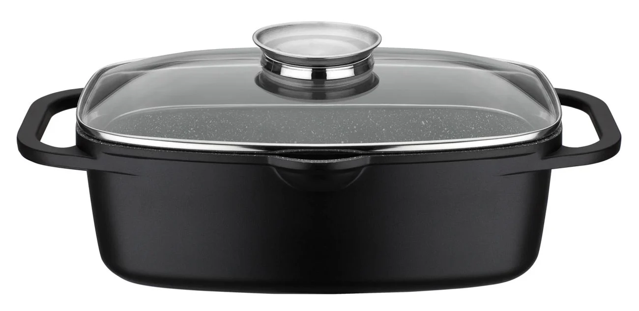 Universalbräter 33 cm Gourmet Granit mit Servierzange - Image 4