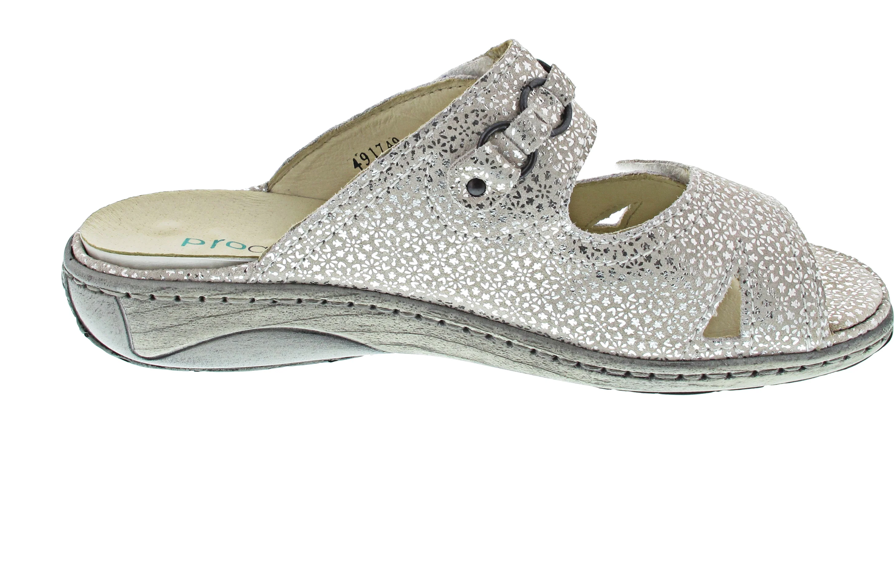 Waldläufer Garda Pantolette Silber - Image 18