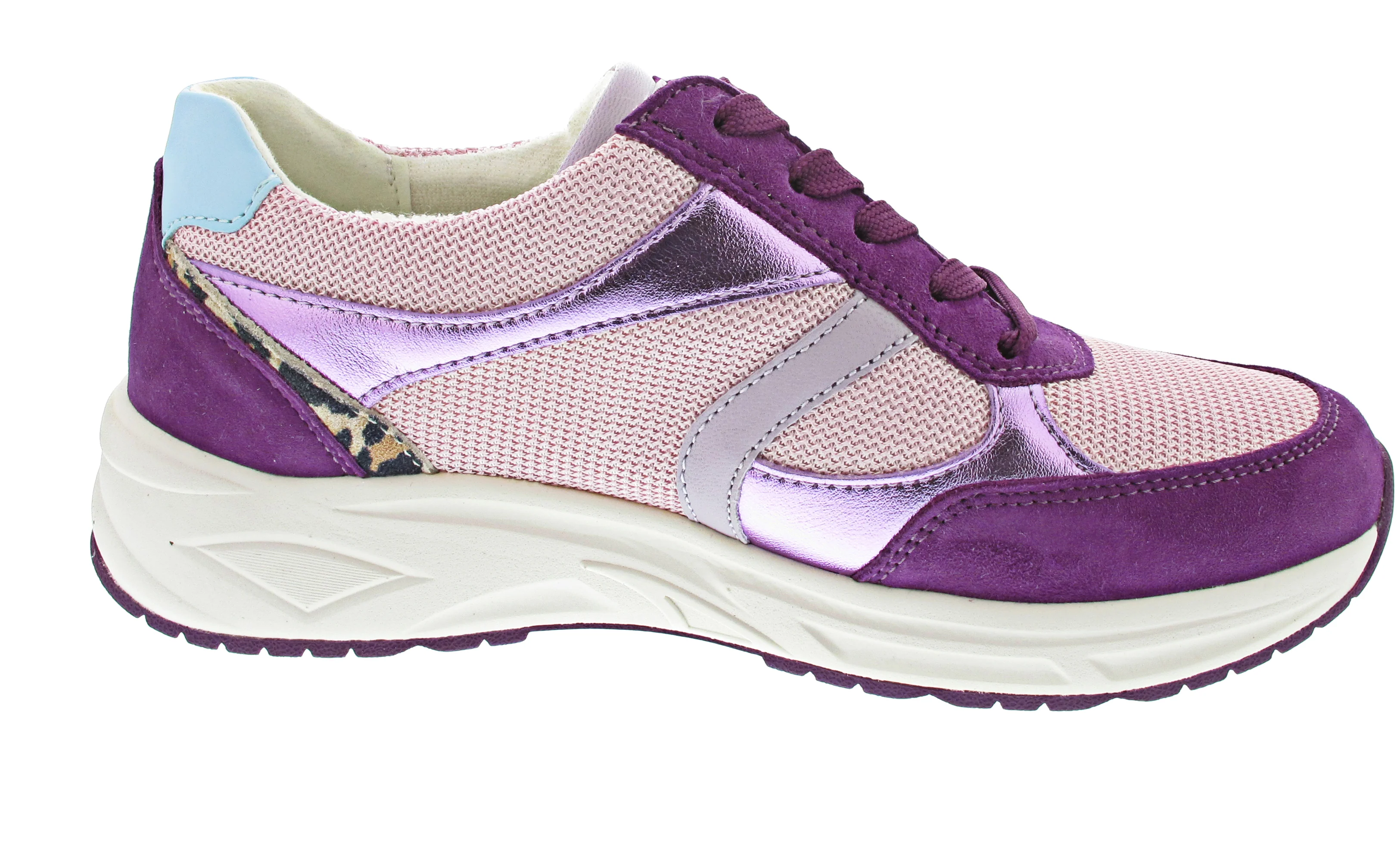 Waldläufer H-Jill sportlicher Schnürer Violett - Image 21