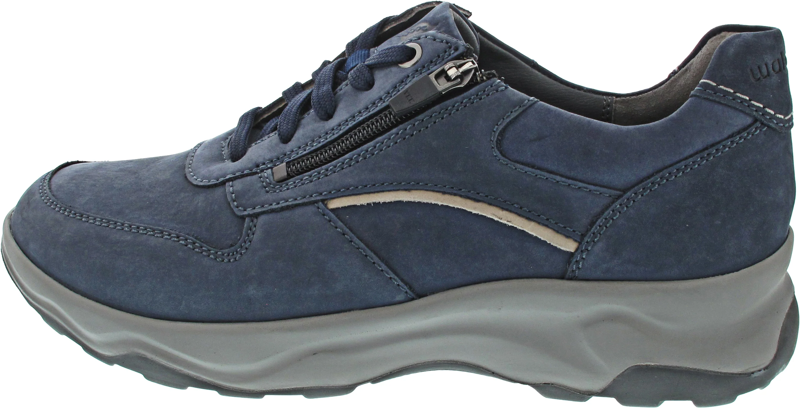 Waldläufer H-Max sportlicher Schnürer Blau