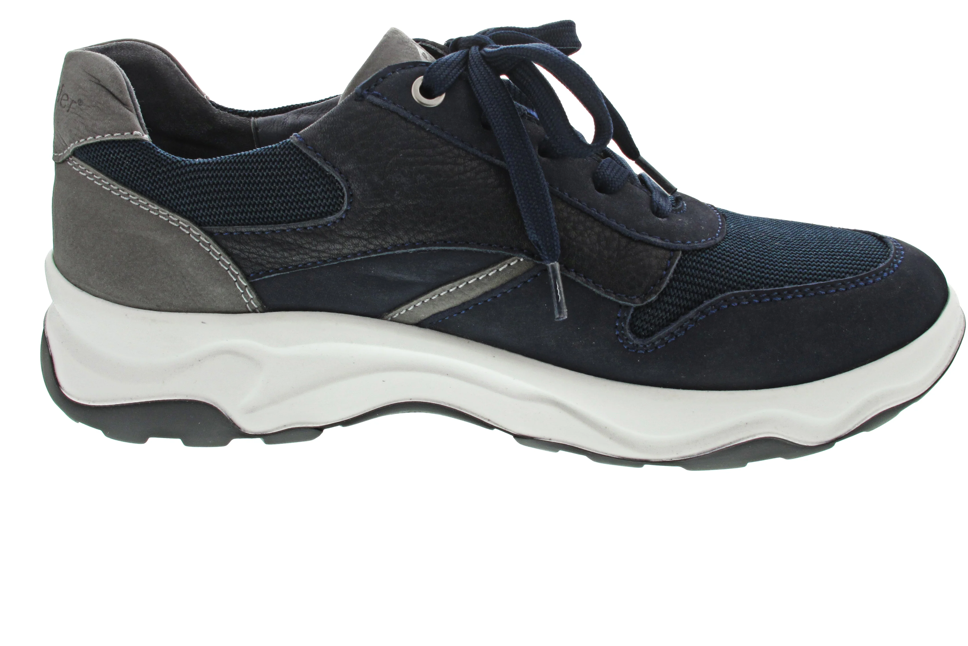 Waldläufer H-Max sportlicher Schnürer Blau - Image 21