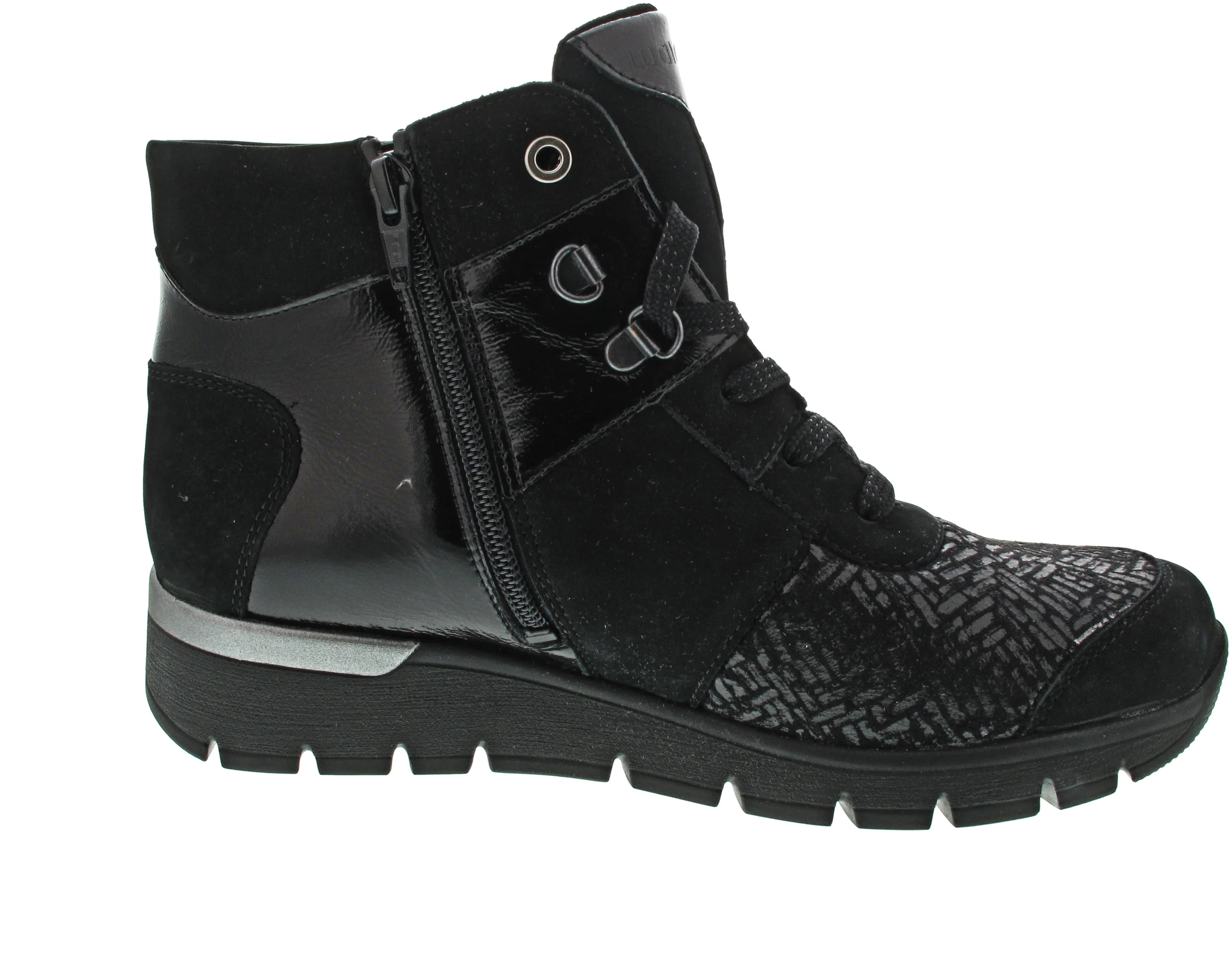 Waldläufer K-Ramona Schnürstiefel Schwarz - Image 3