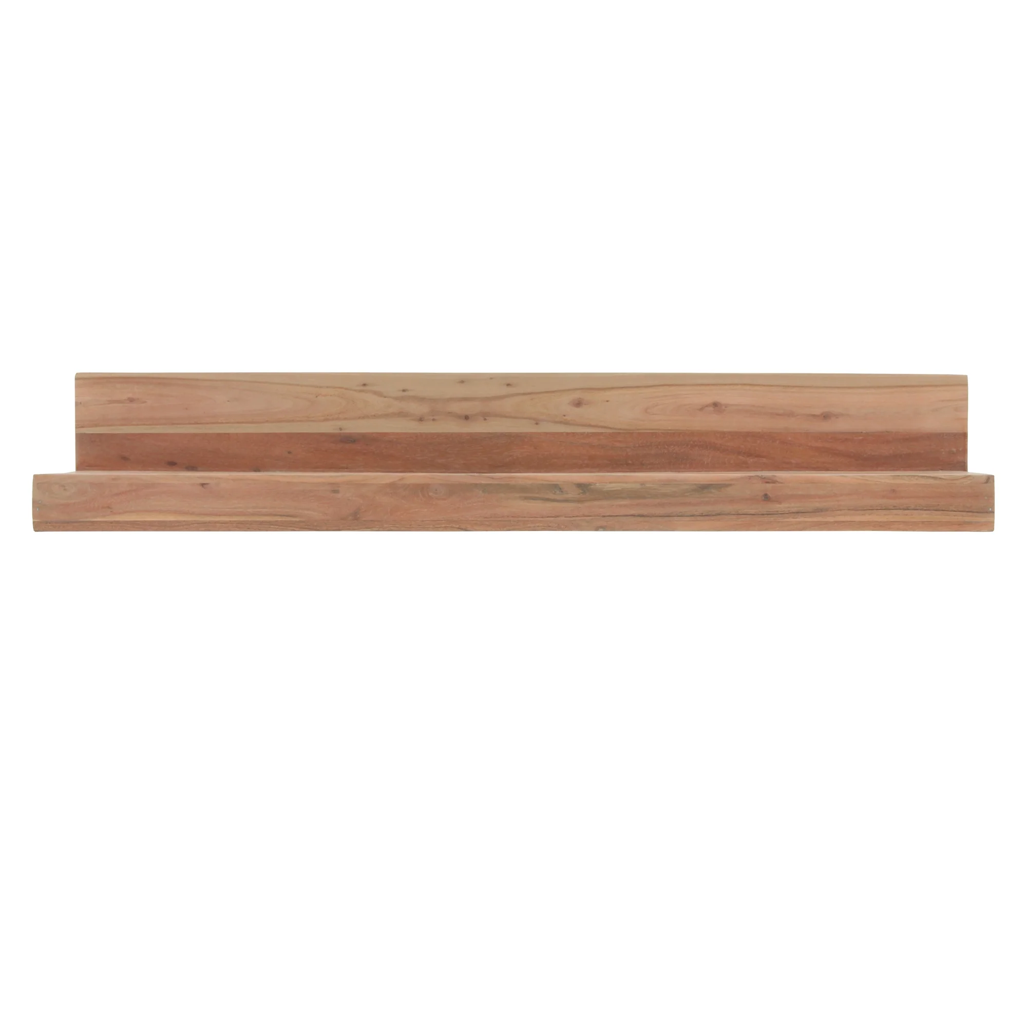 Wandregal 110x23x18 cm Natur aus Akazienholz  WOMO-Design
