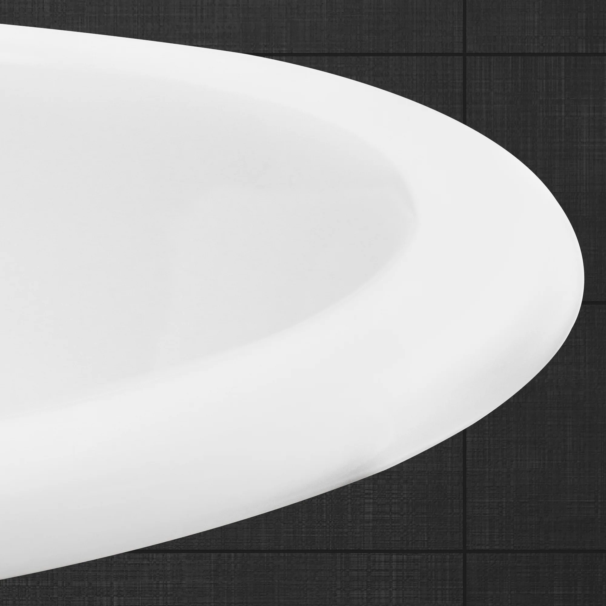 Waschbecken Ovalform mit Überlauf 49x40,5x19,5 cm Weiß aus Keramik ML-Design - Image 5