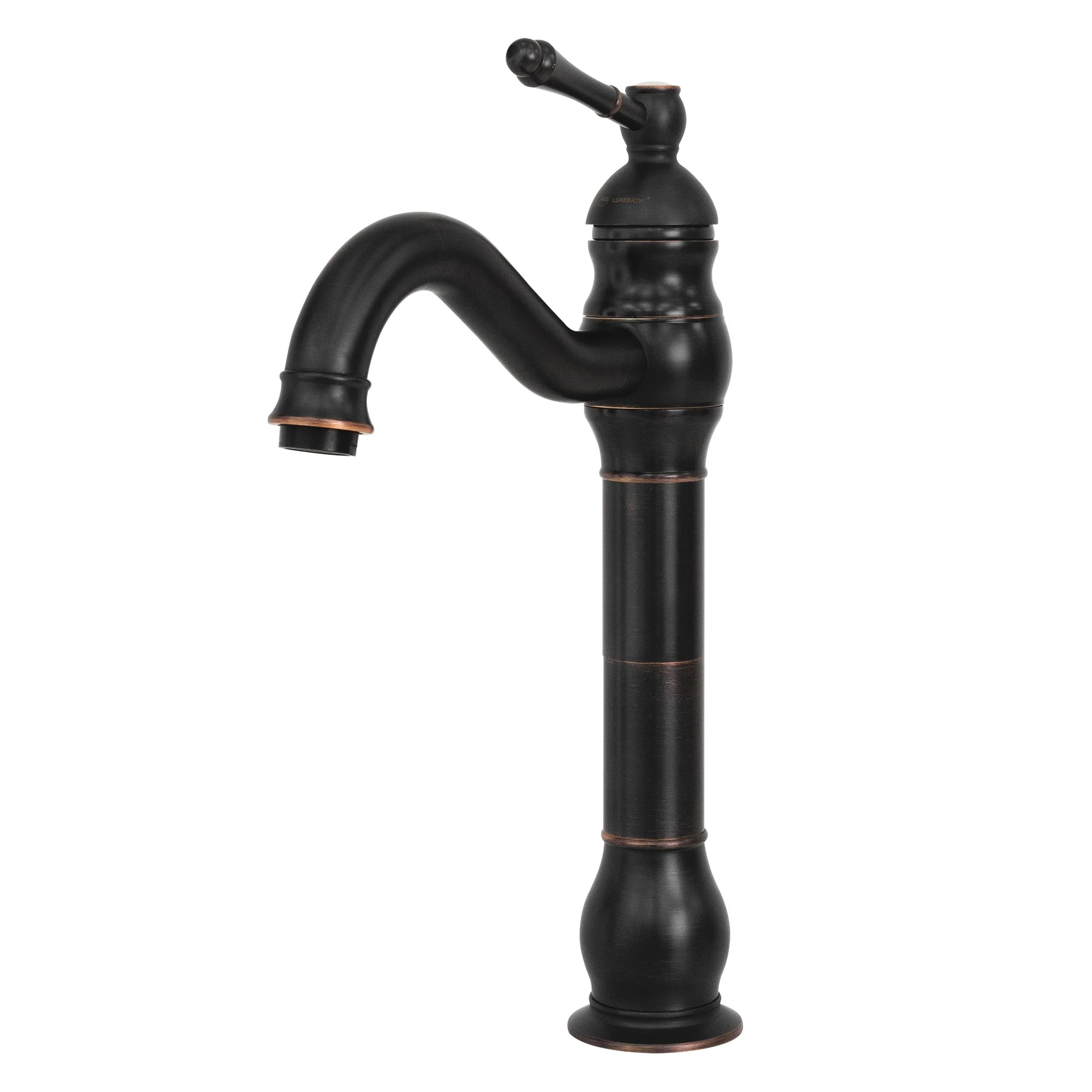 Waschtischarmatur fürs Badezimmer 215x62x335 mm Bronze/Schwarz