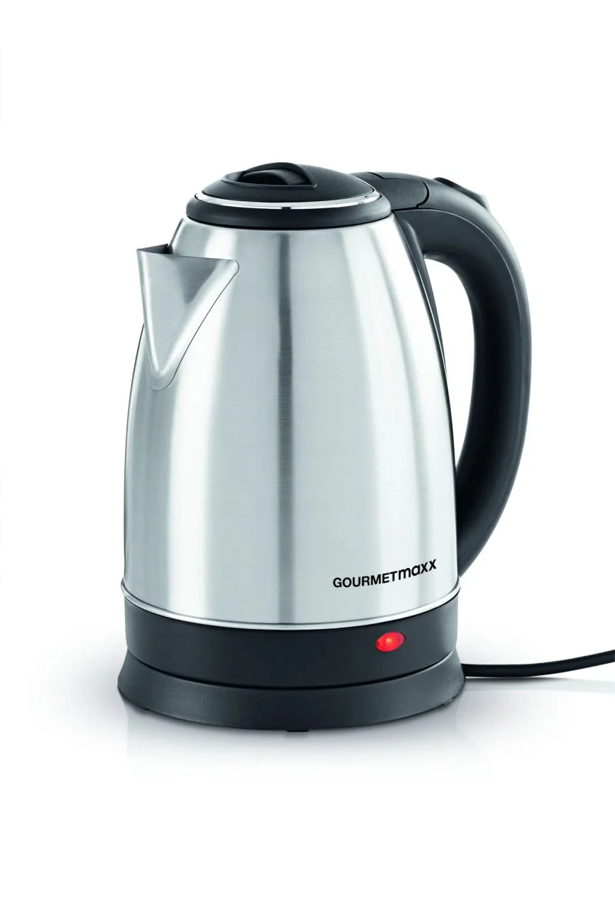 Wasserkocher 1,8l 1500W Edelstahl mit kabelloser 360°-Basis