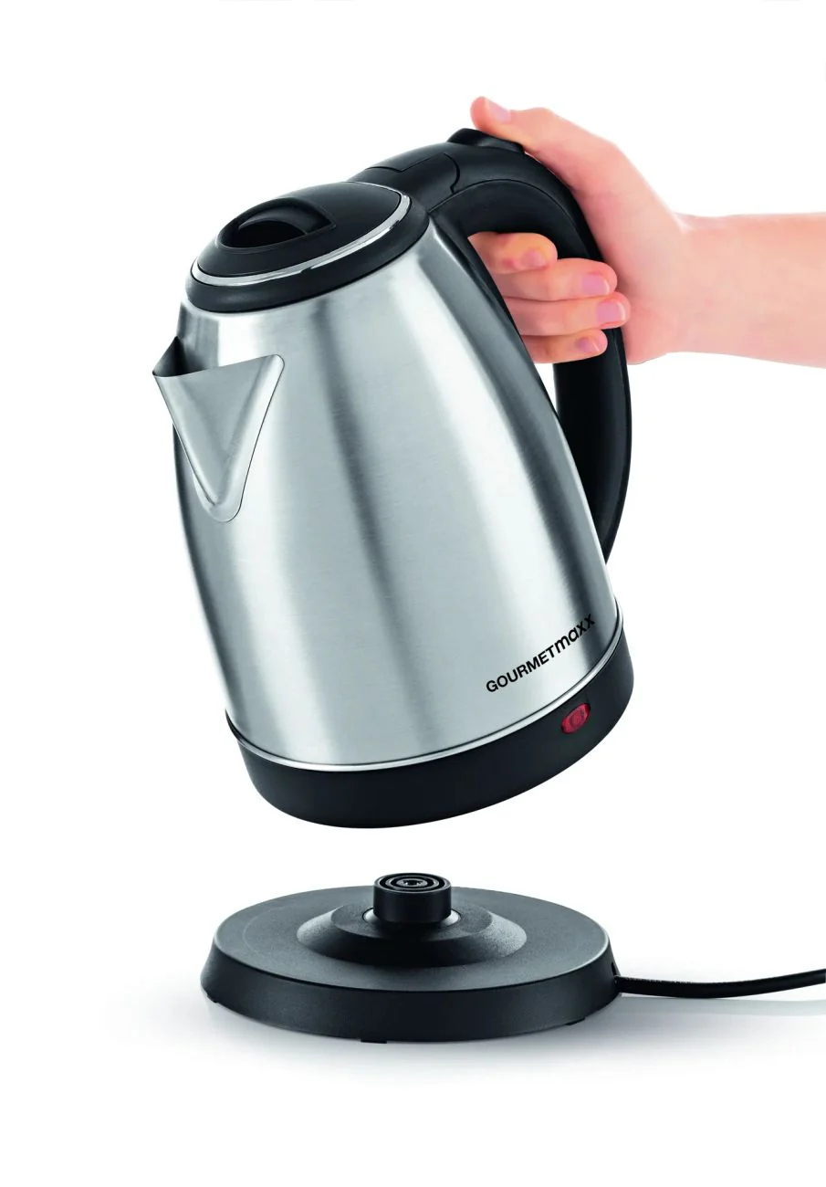 Wasserkocher 1,8l 1500W Edelstahl mit kabelloser 360°-Basis - Image 7