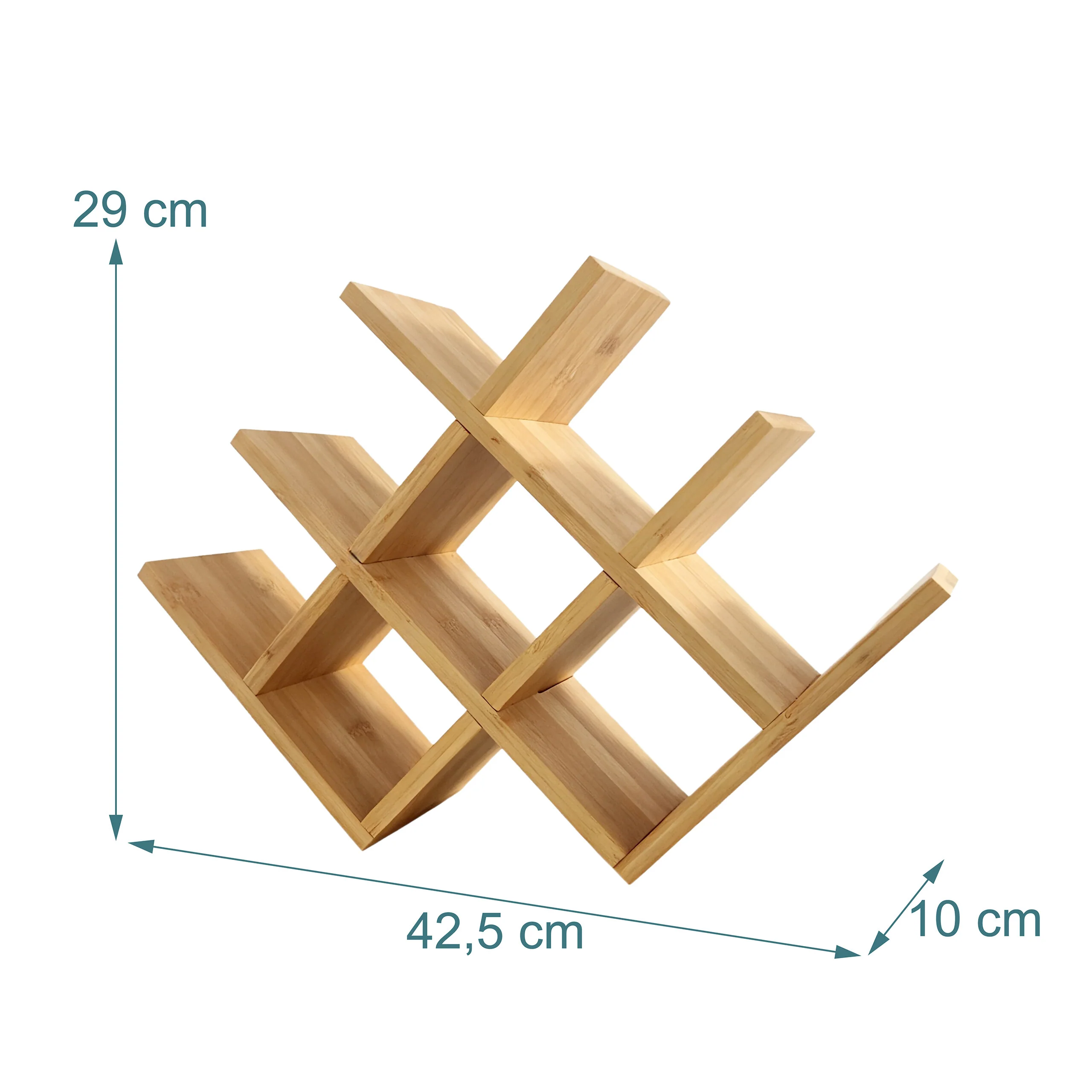 Weinregal aus Bambus für 8 Flaschen - Image 4