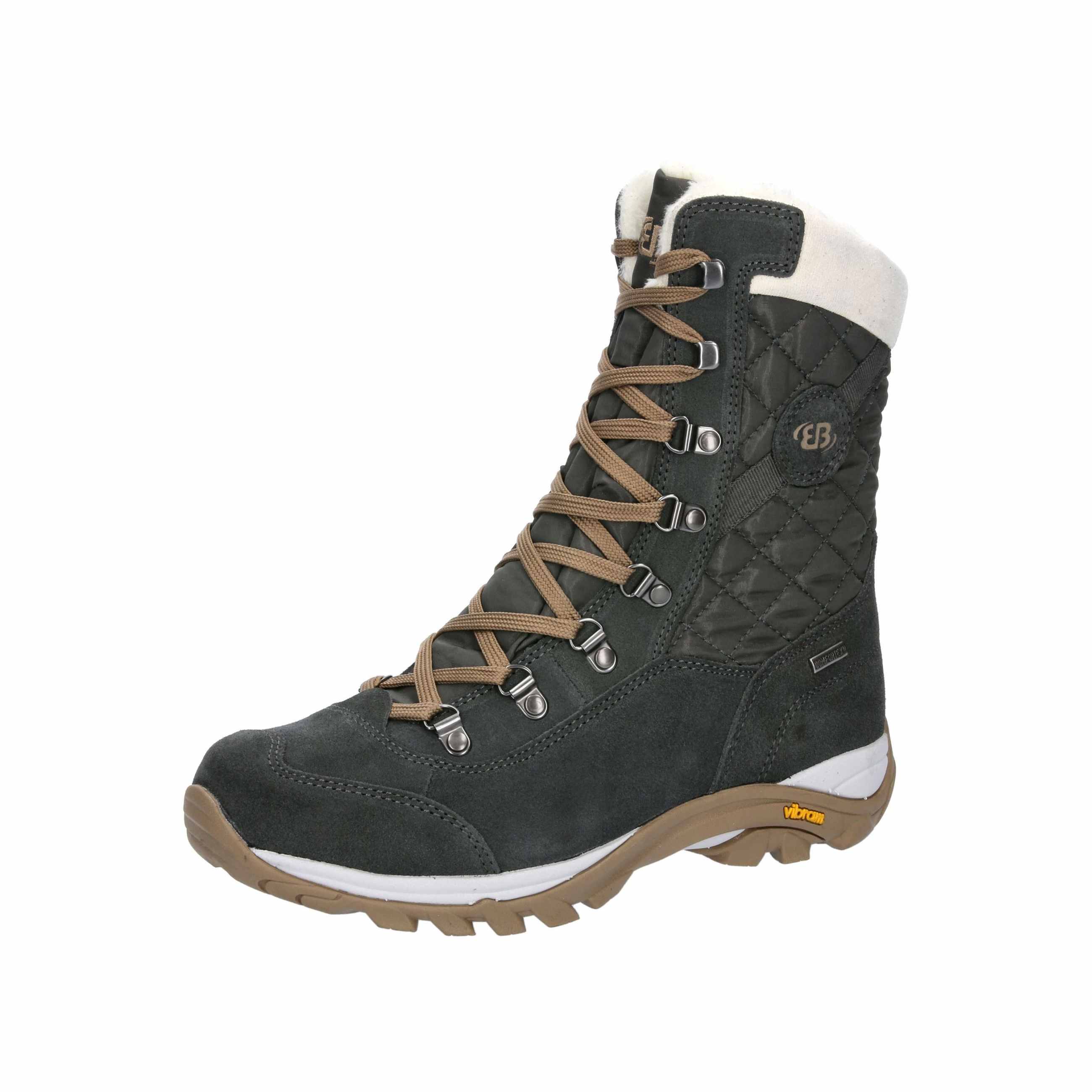 Winterstiefel Damen Schnürung wasserdicht grau Brütting Fenella - Image 37