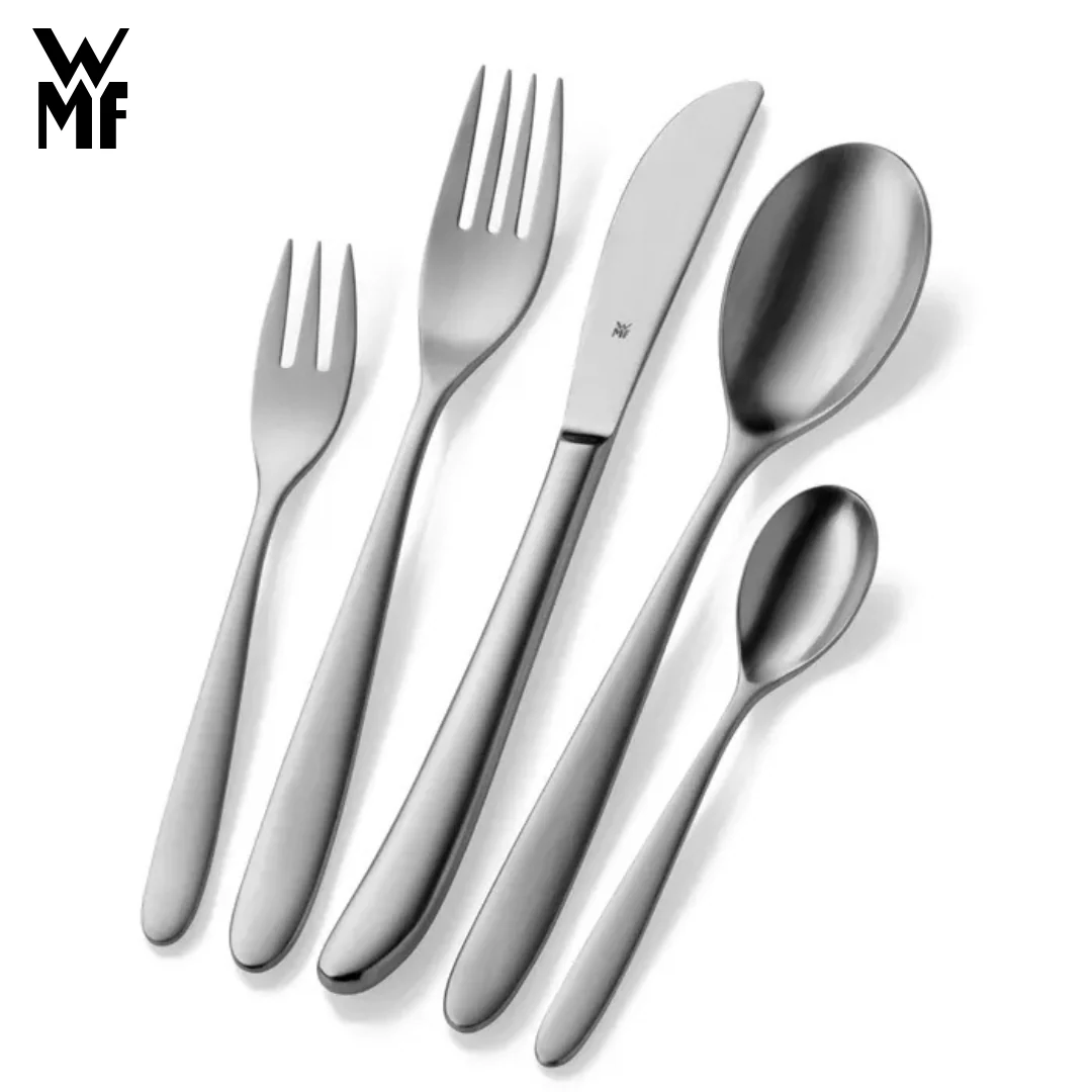 WMF Fischgabel B-Ware SILK 6-tlg, Cromargan®, Gabel, Tafelgabeln, Besteck Set - Image 5