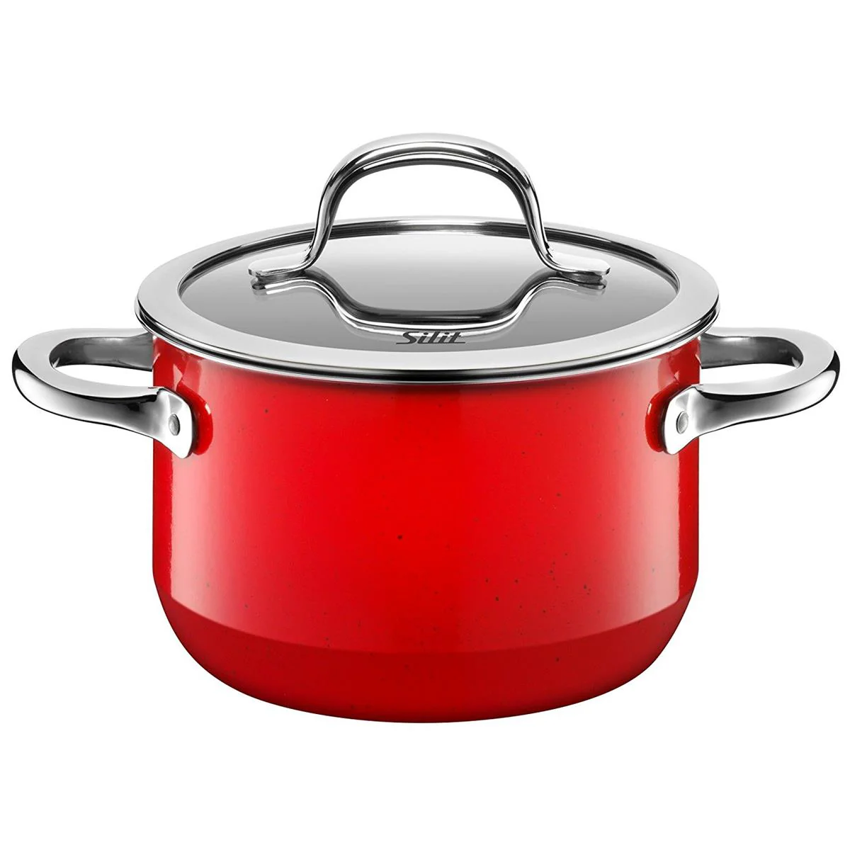WMF Silit Passion Red Topfset 4-teilig mit Glasdeckel - Image 2