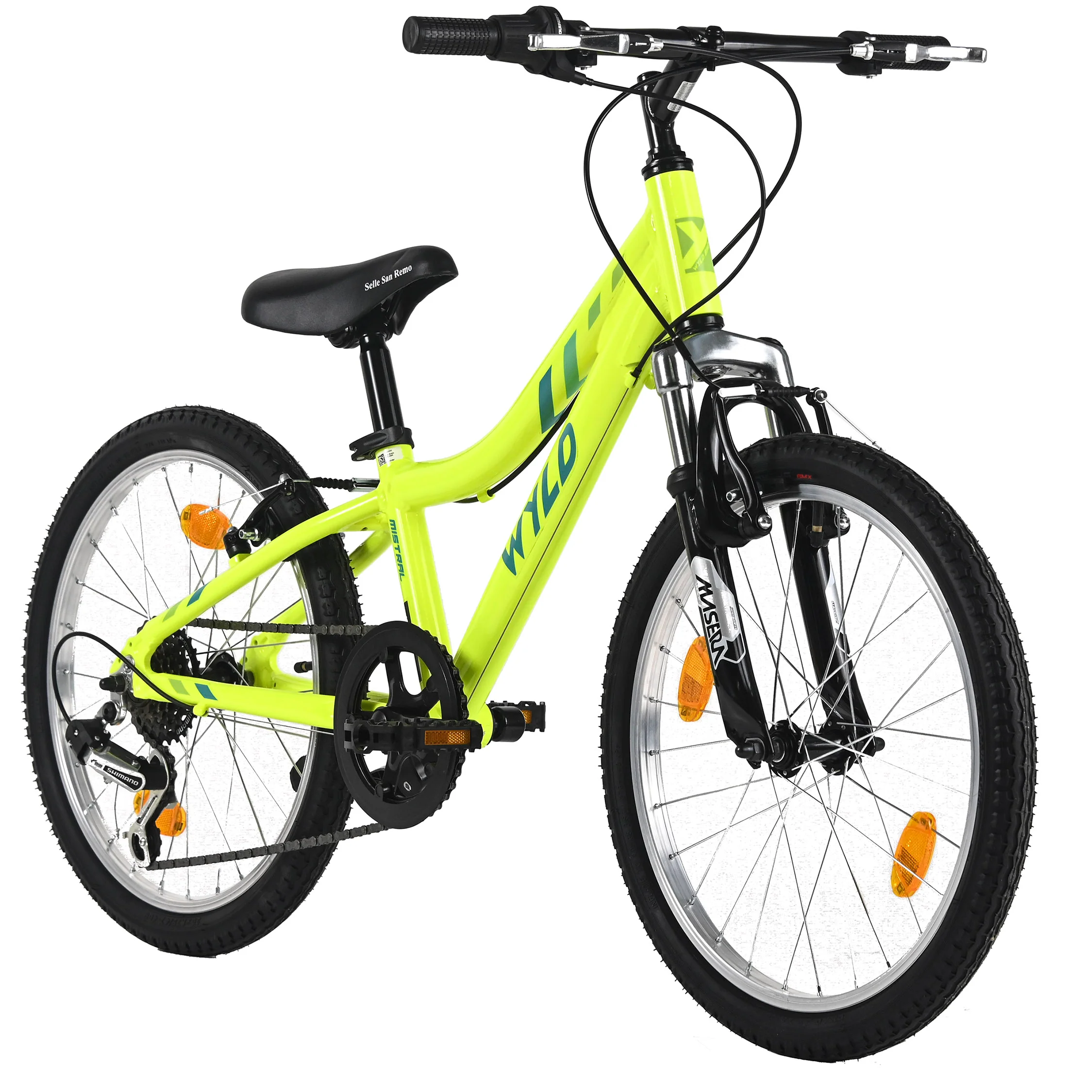 WYLD Kinderfahrrad 20" Mistral Gelb 6 Gänge RH 27 cm - Ab 6 Jahre - Image 4